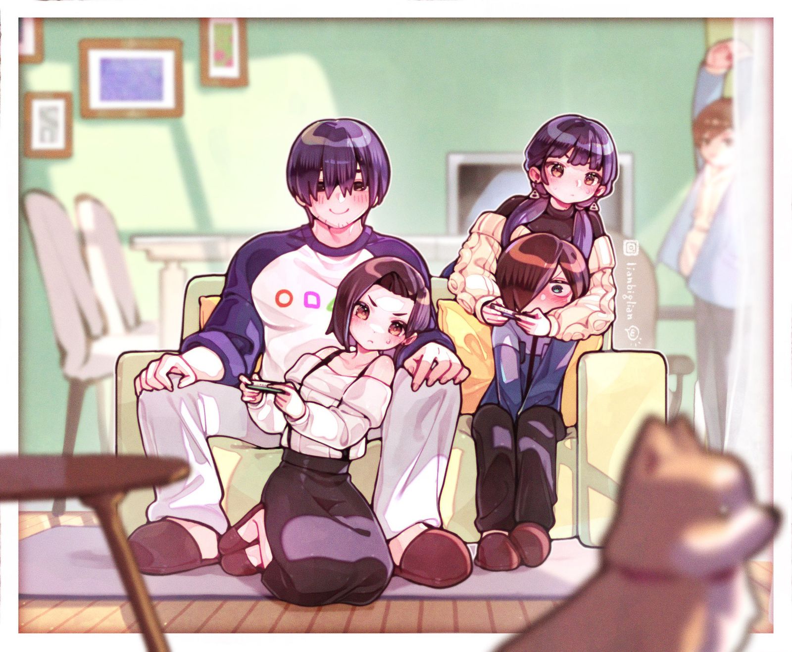 山田母女的力气-fanartillustration