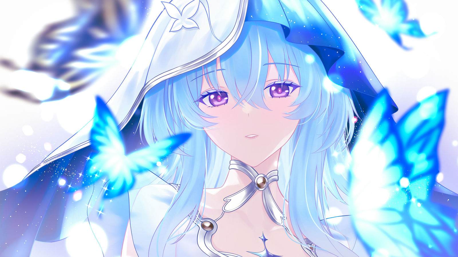 「蝴蝶」插画图片壁纸