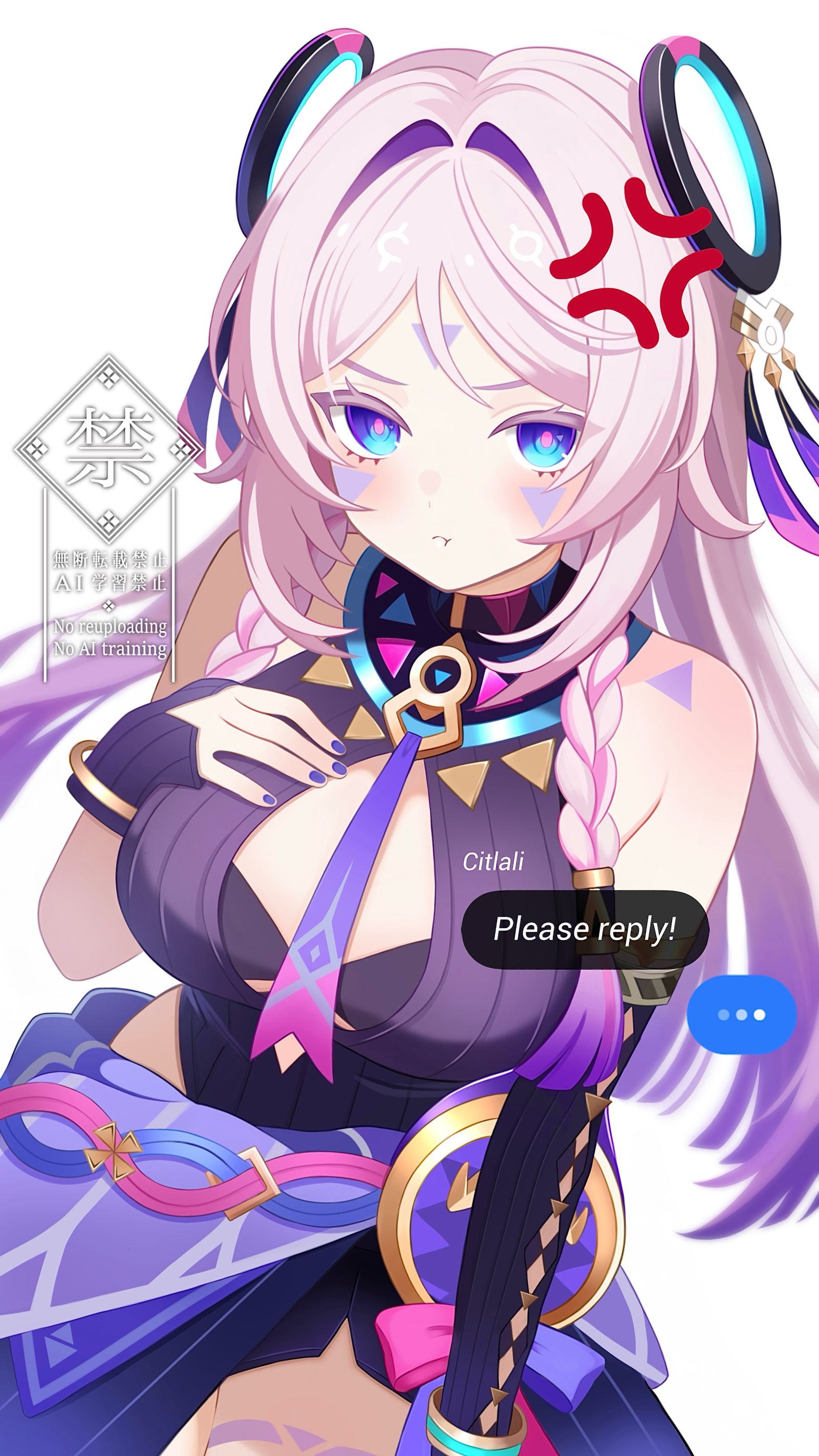 扑鼻而来的老奶奶插画图片壁纸