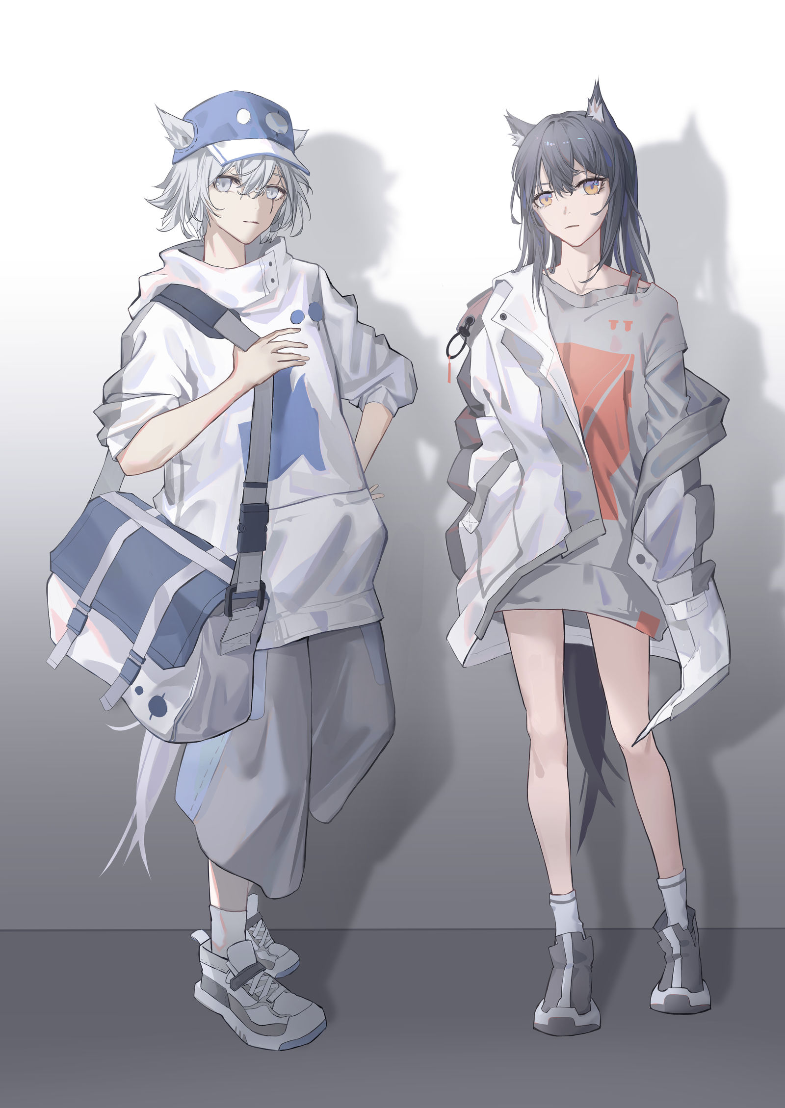 Lappland×Texas插画图片壁纸