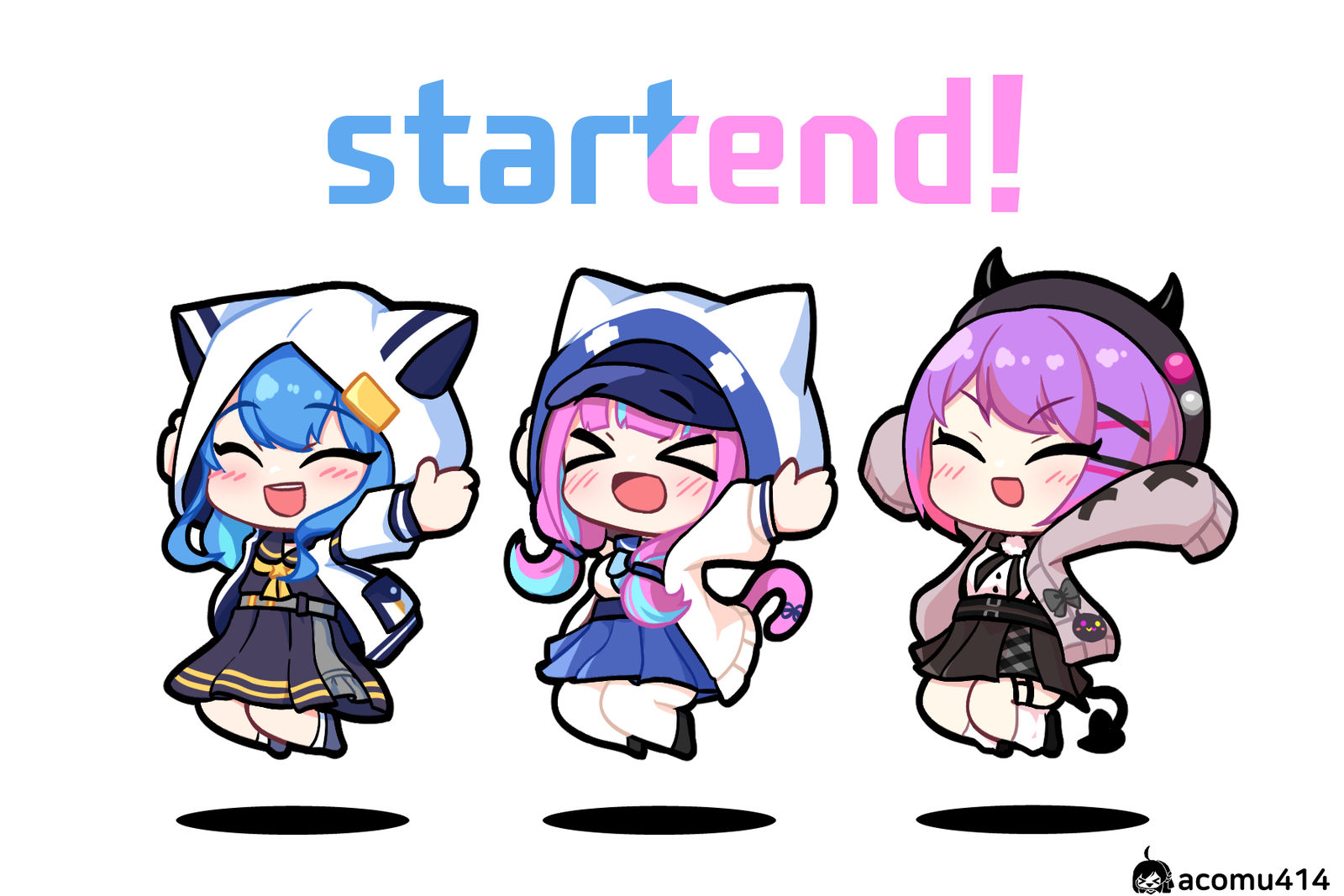 startend插画图片壁纸