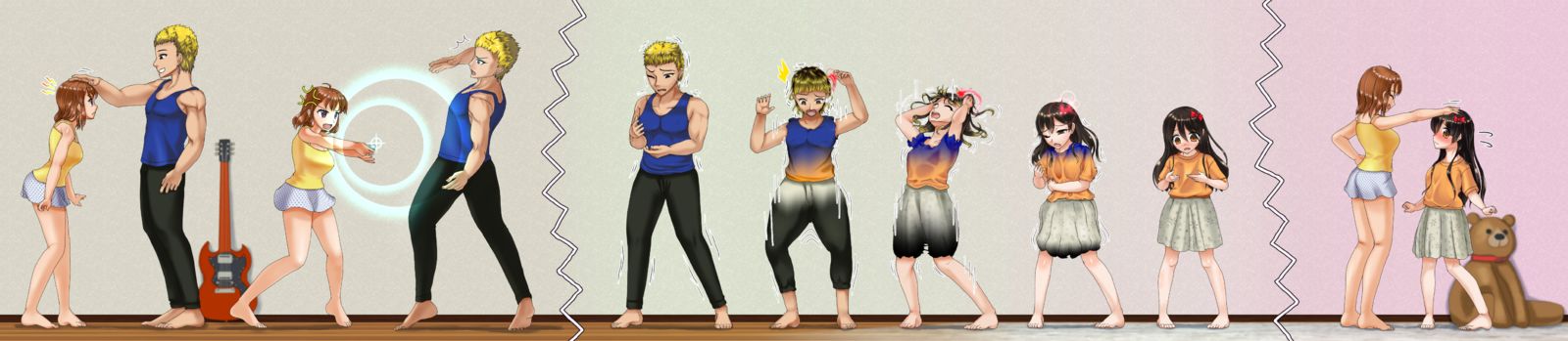 被当做孩子对待的妹妹的TS序列