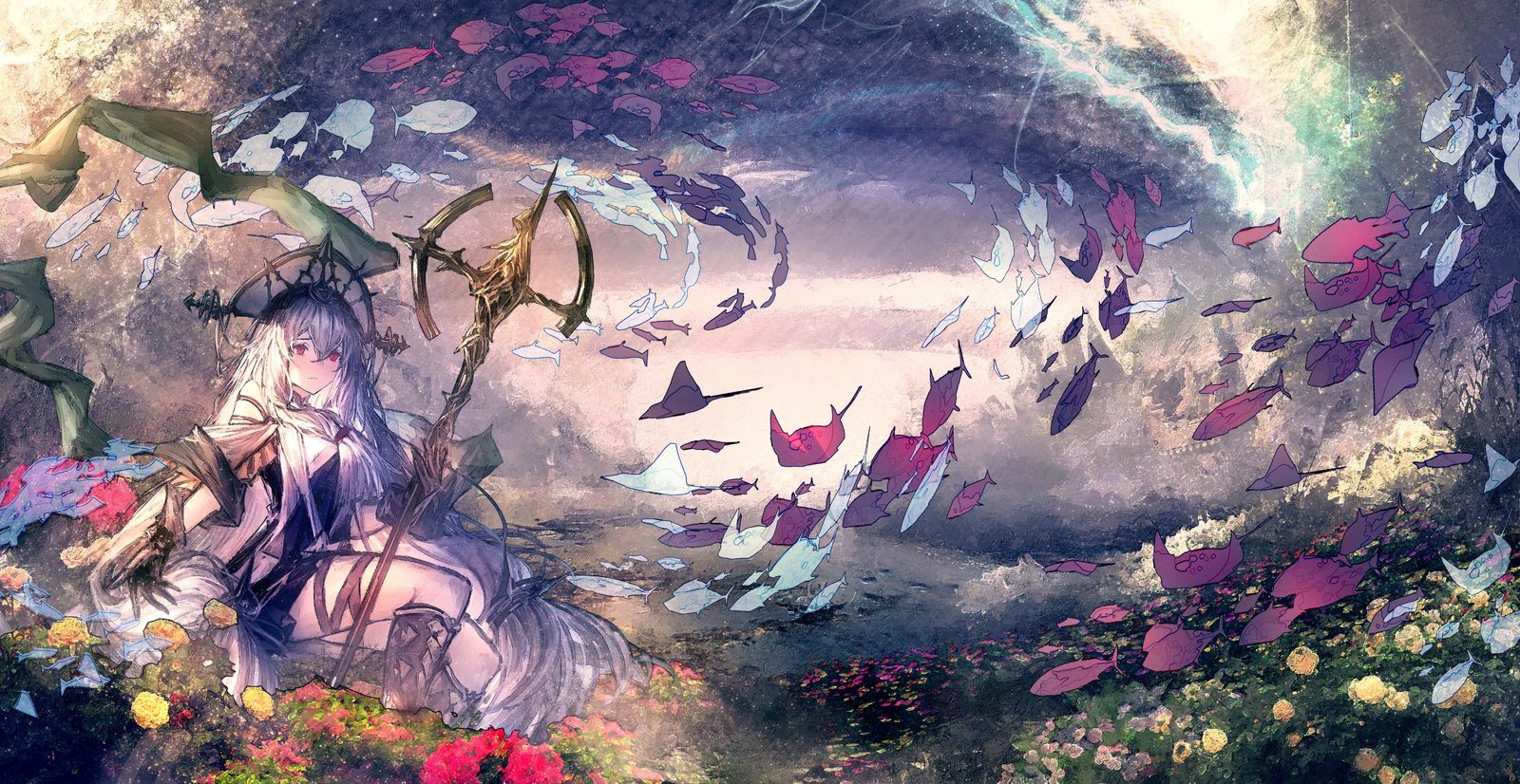 三周年快乐w插画图片壁纸