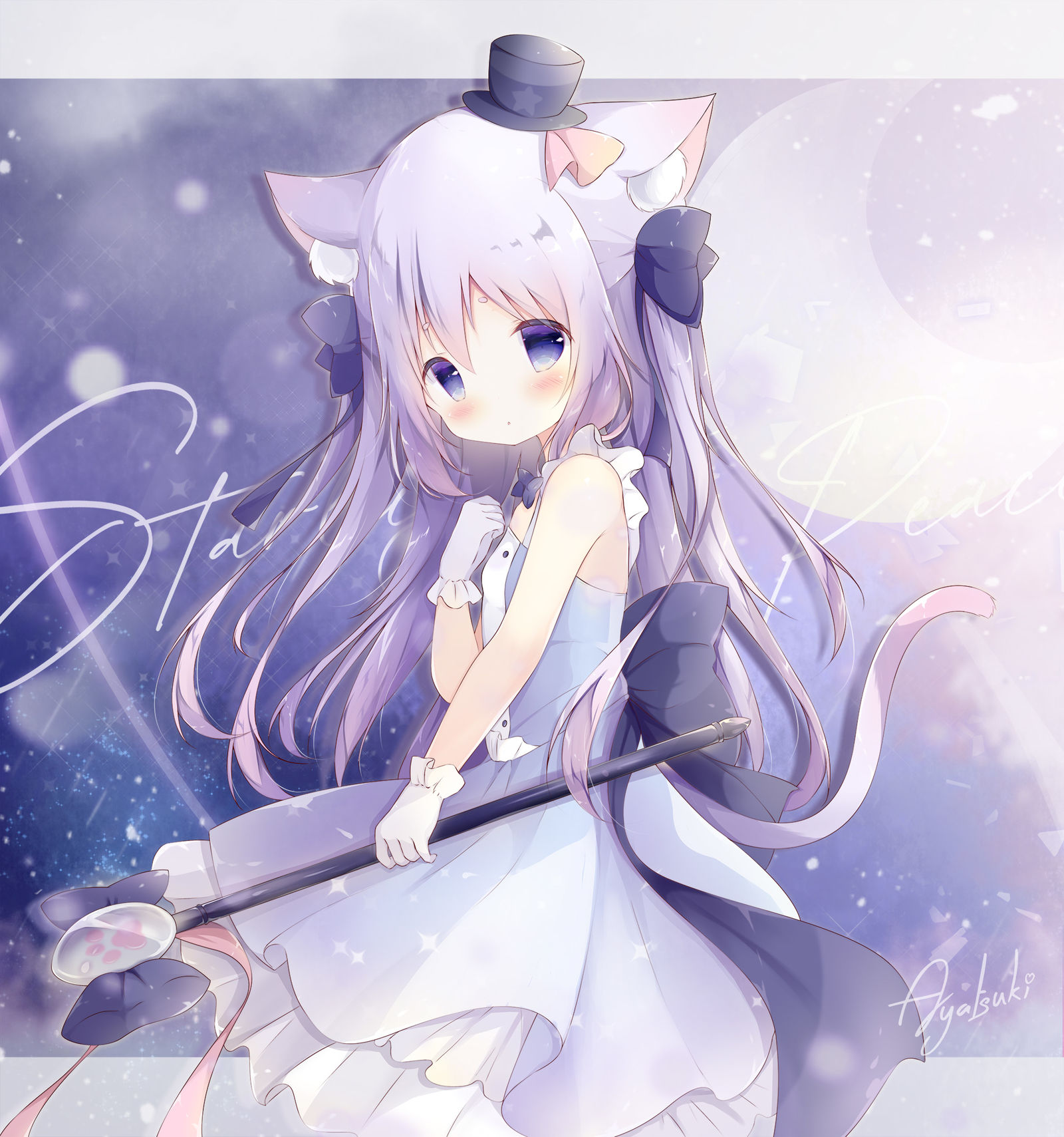 我是魔法少女插画图片壁纸