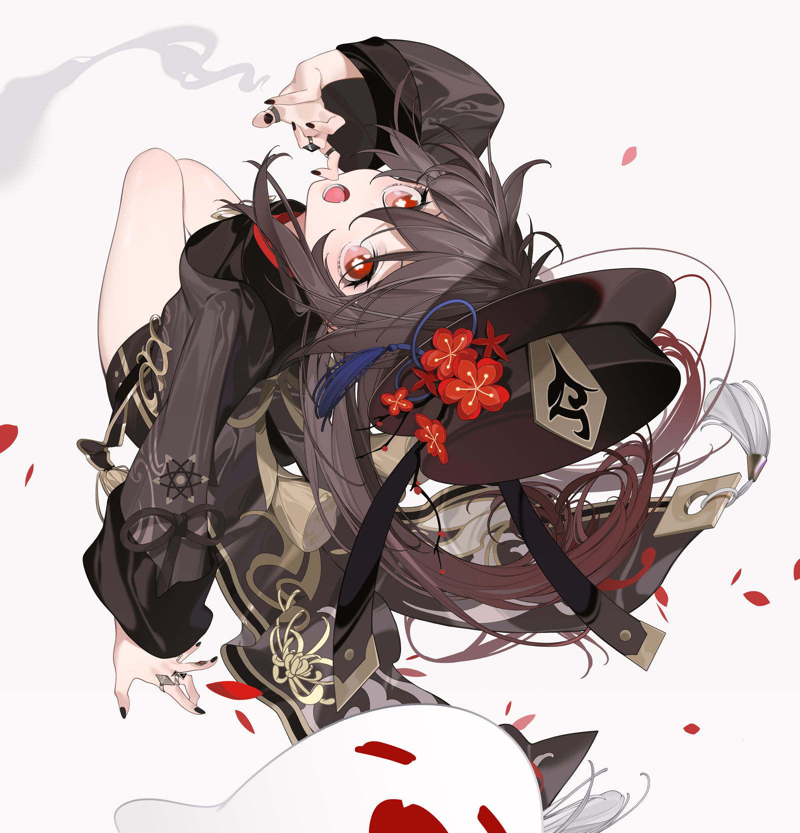 Hu tao插画图片壁纸