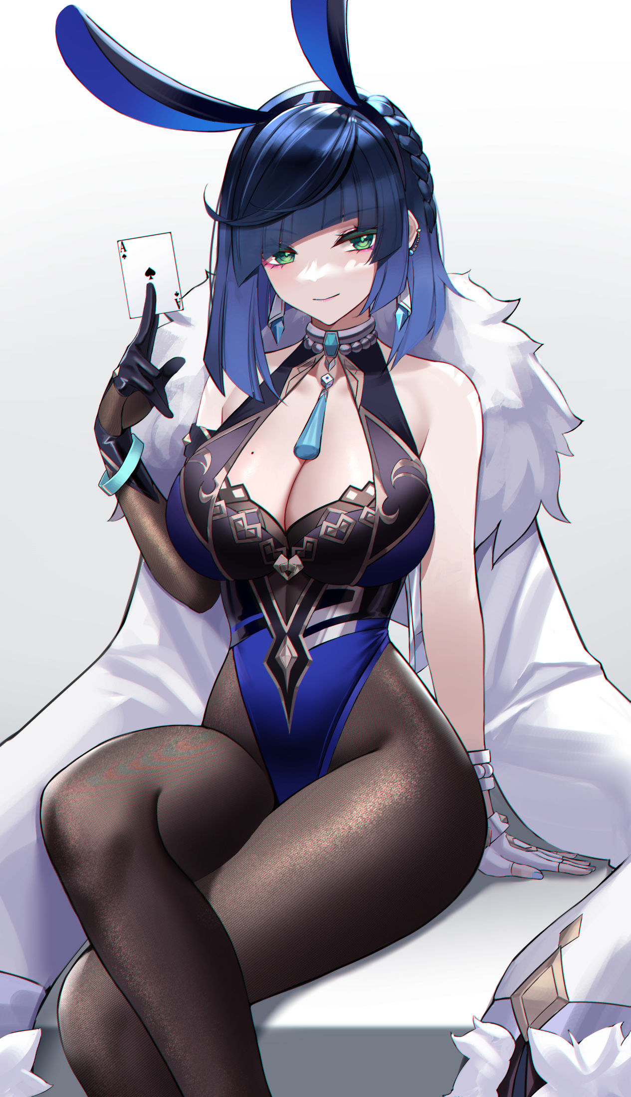夜兰插画图片壁纸