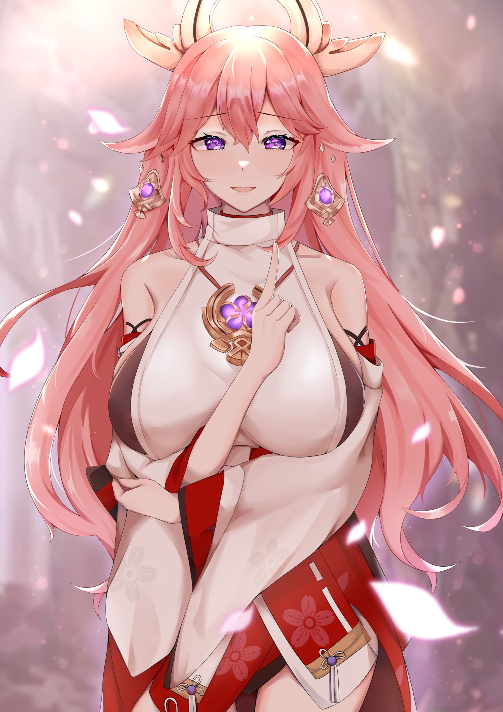 八重神子插画图片壁纸