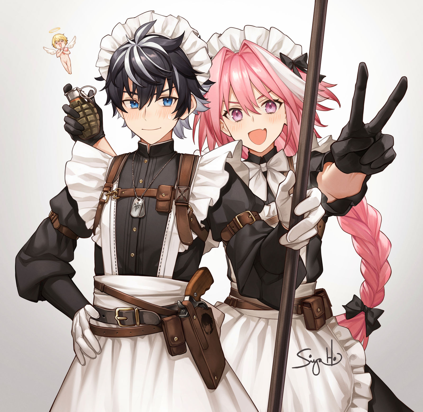 Maid of Frankish Kingdom插画图片壁纸