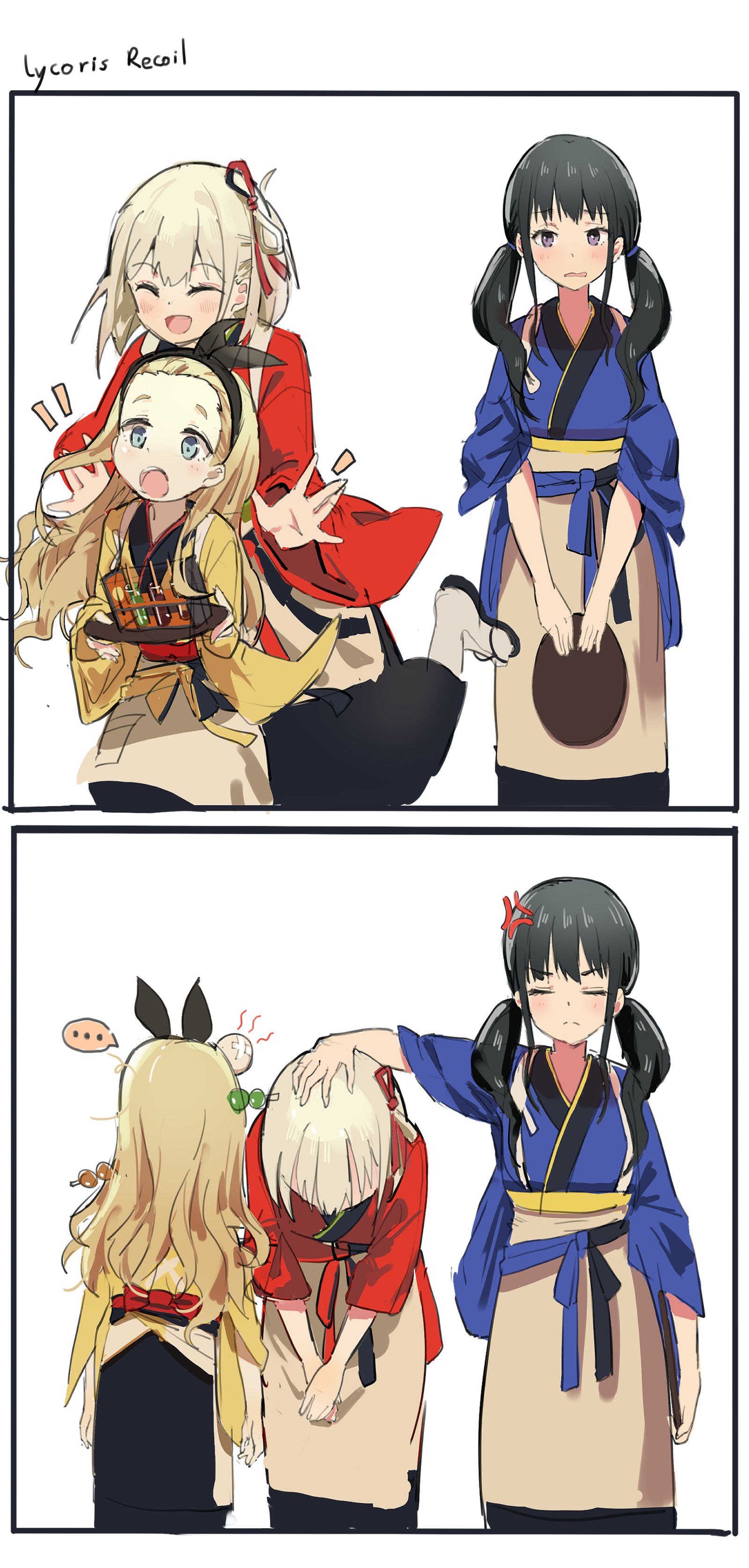 日常·Lycoris Recoil插画图片壁纸