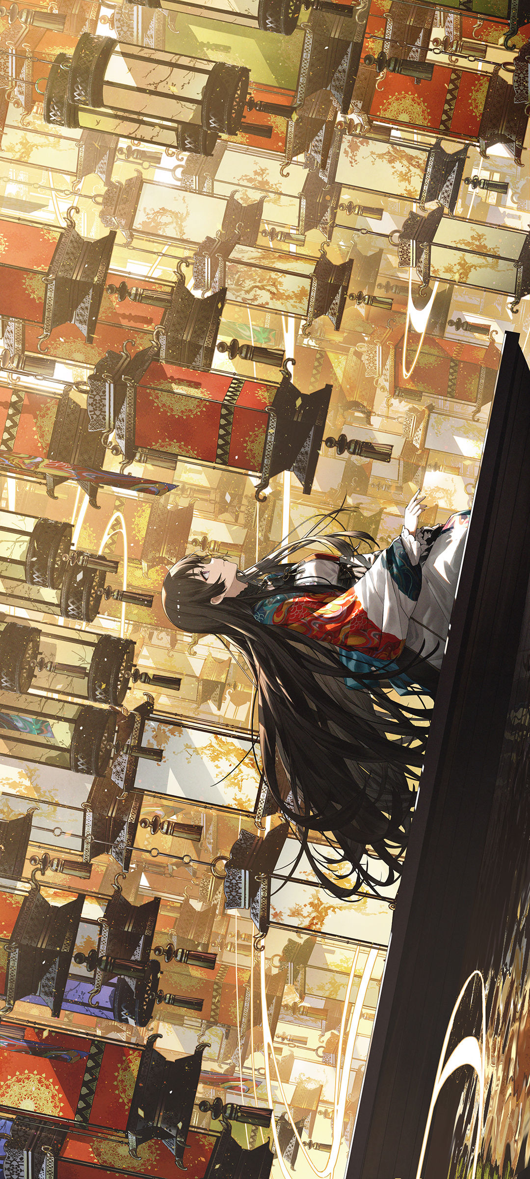 花灯插画图片壁纸