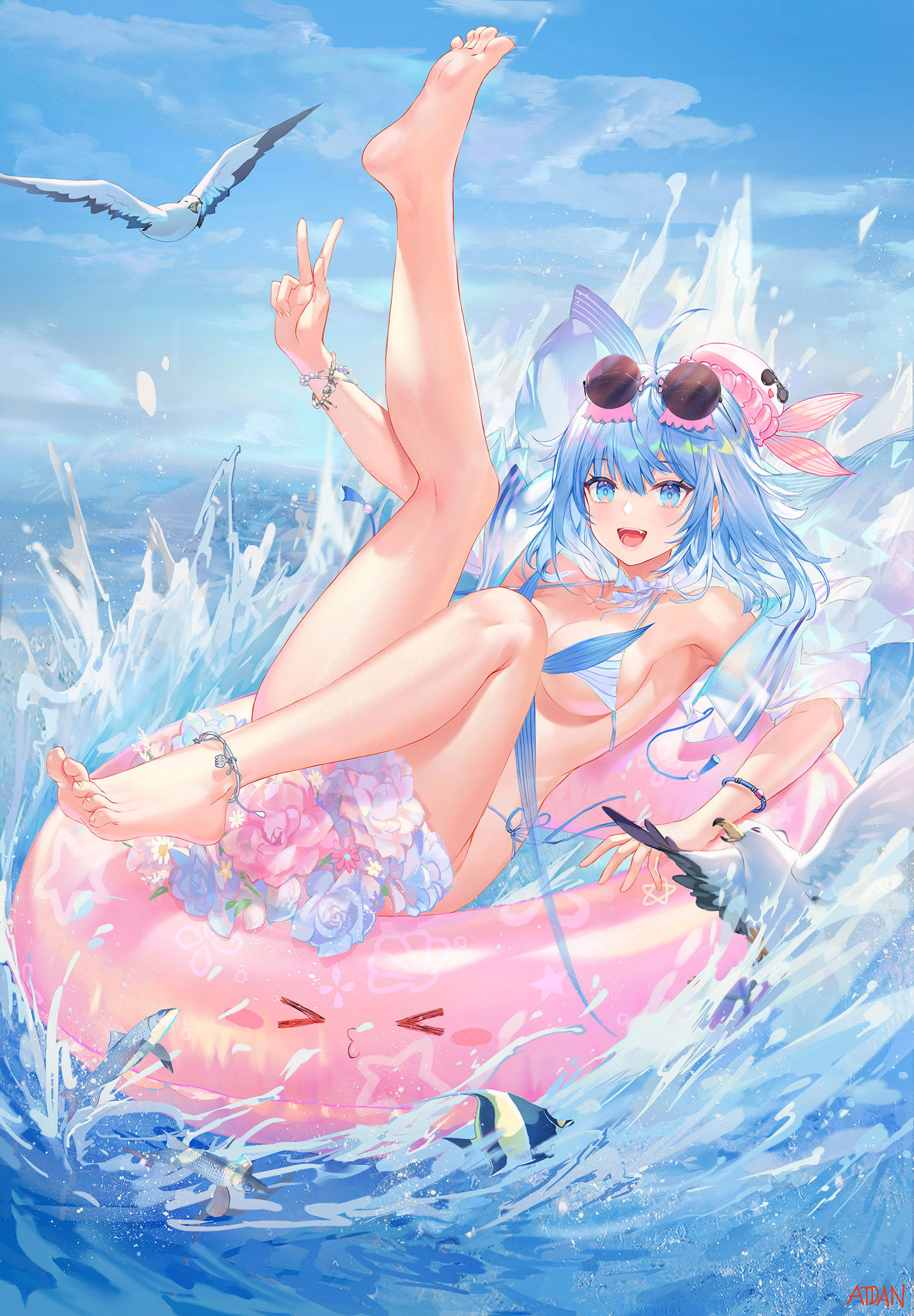 Ocean shine插画图片壁纸