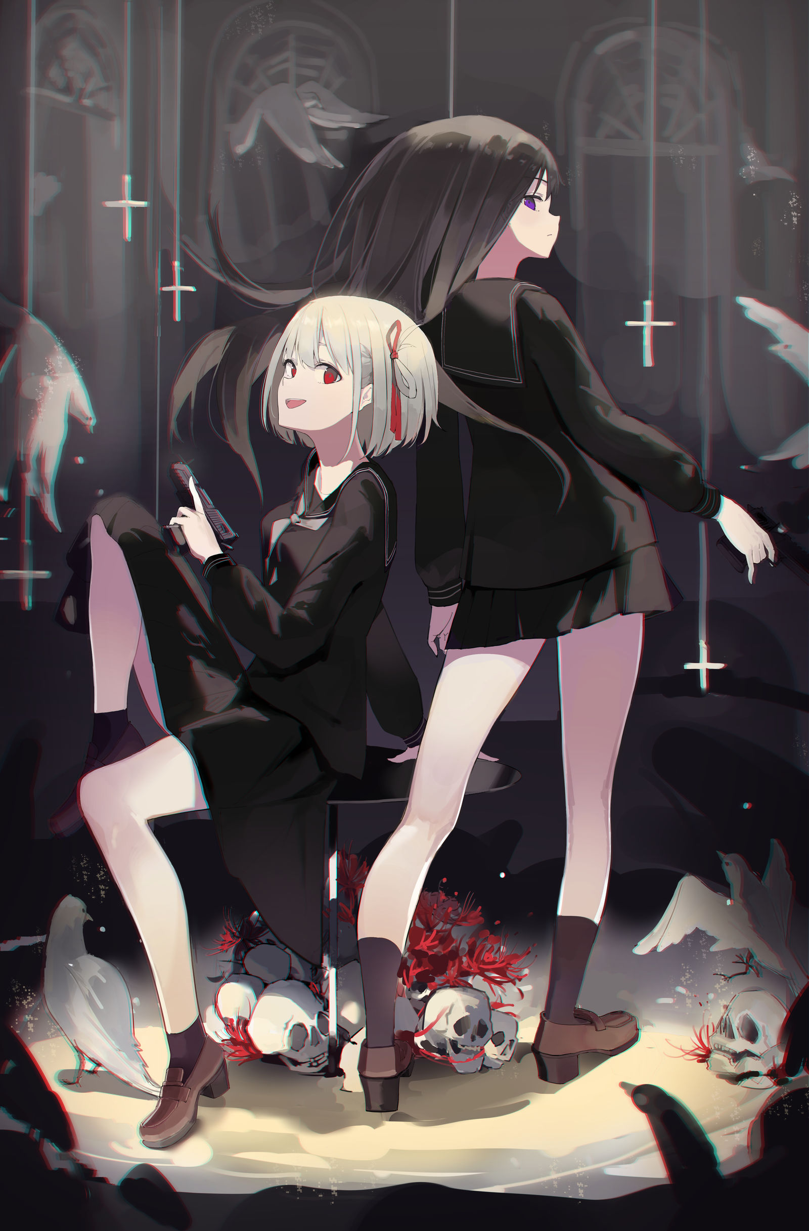 LycorisRecoil插画图片壁纸