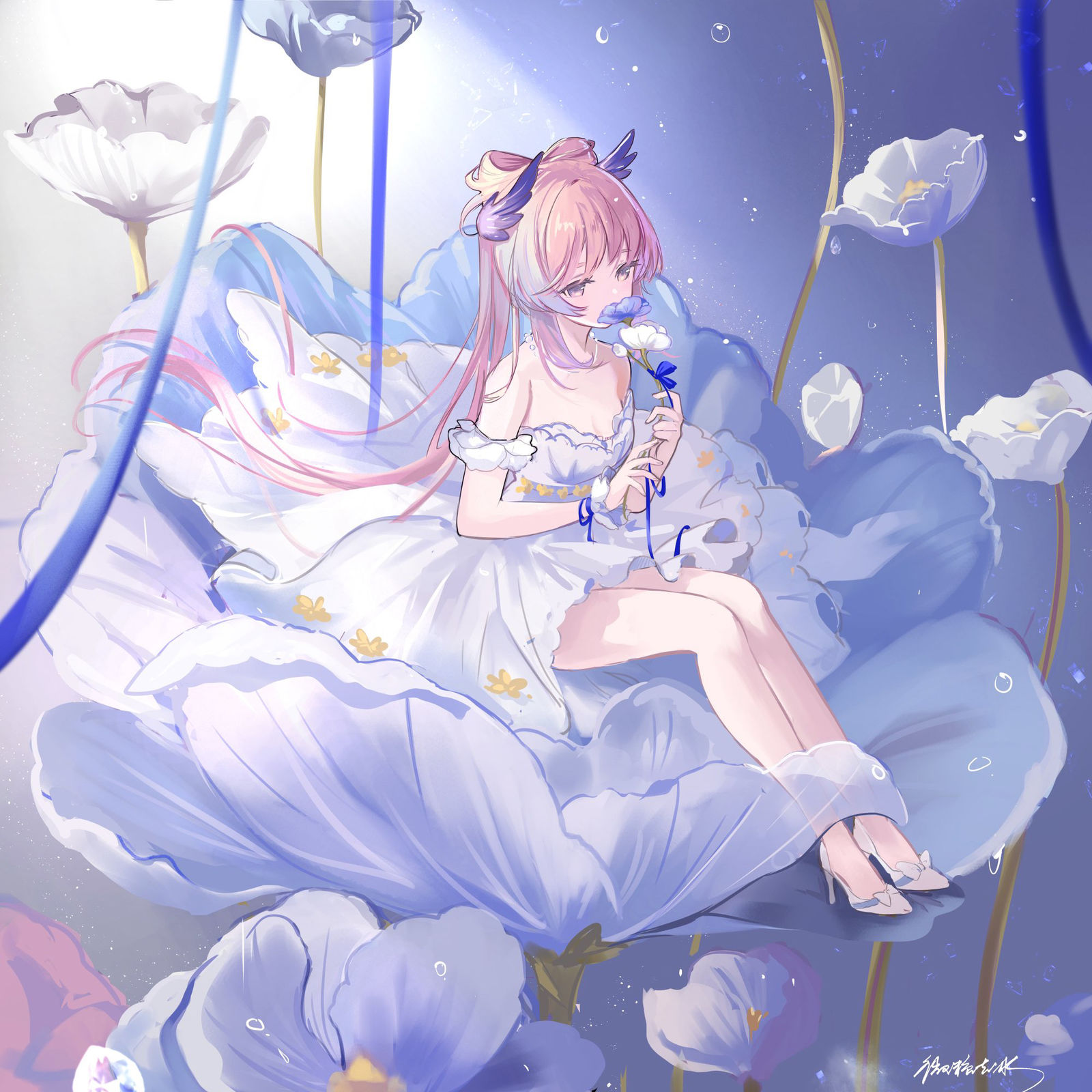 心海插画图片壁纸