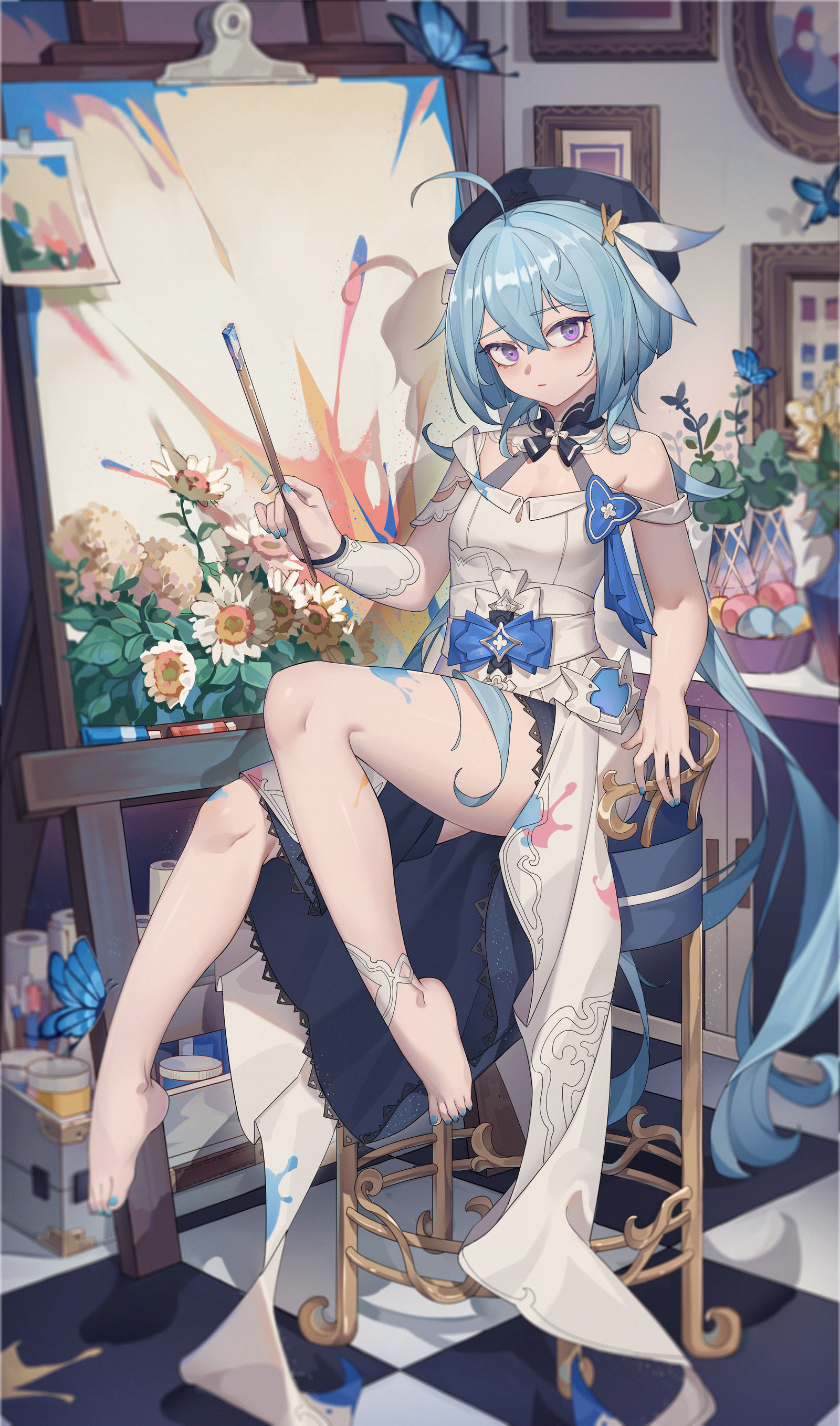 格蕾修：“我什么也画不出来……”插画图片壁纸