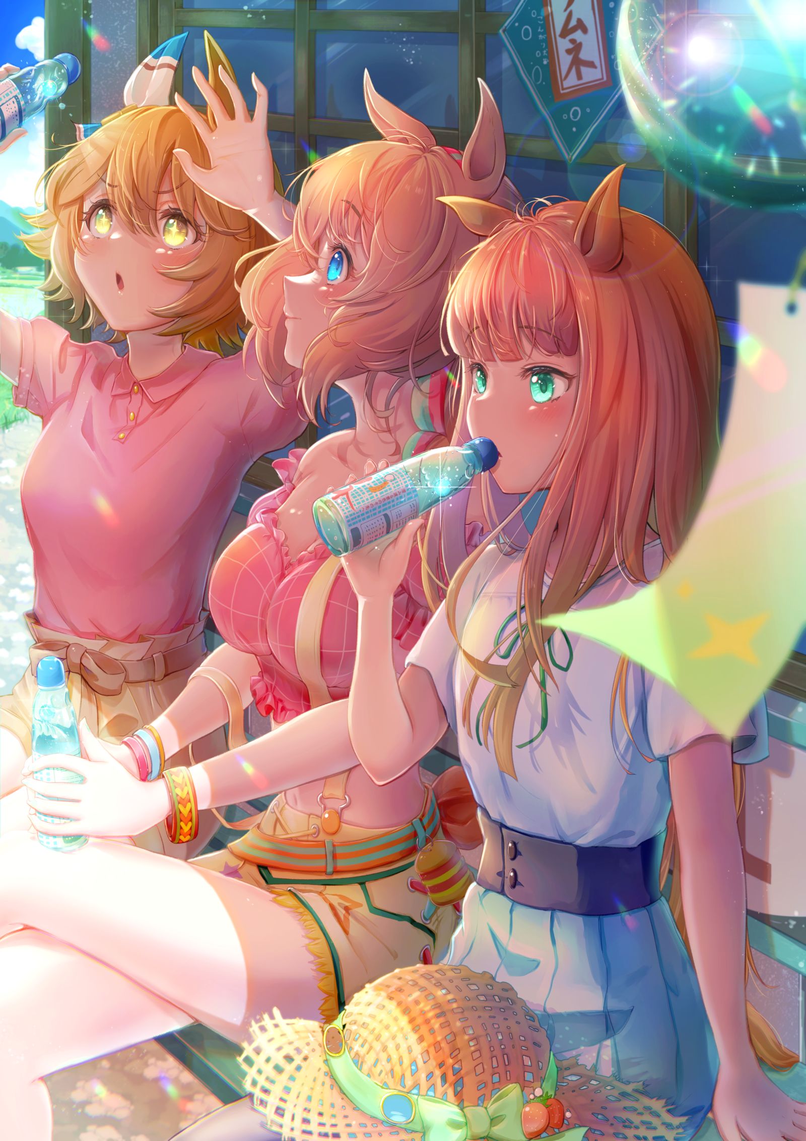 在屋檐下休息-赛马娘马娘