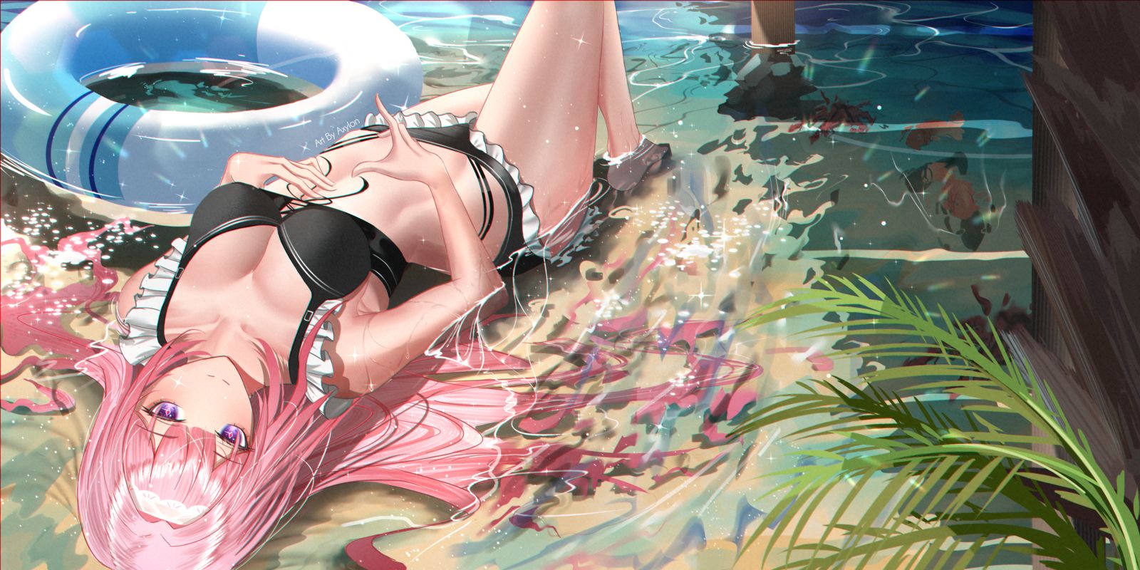 Elysia - Beach-爱莉希雅巨乳