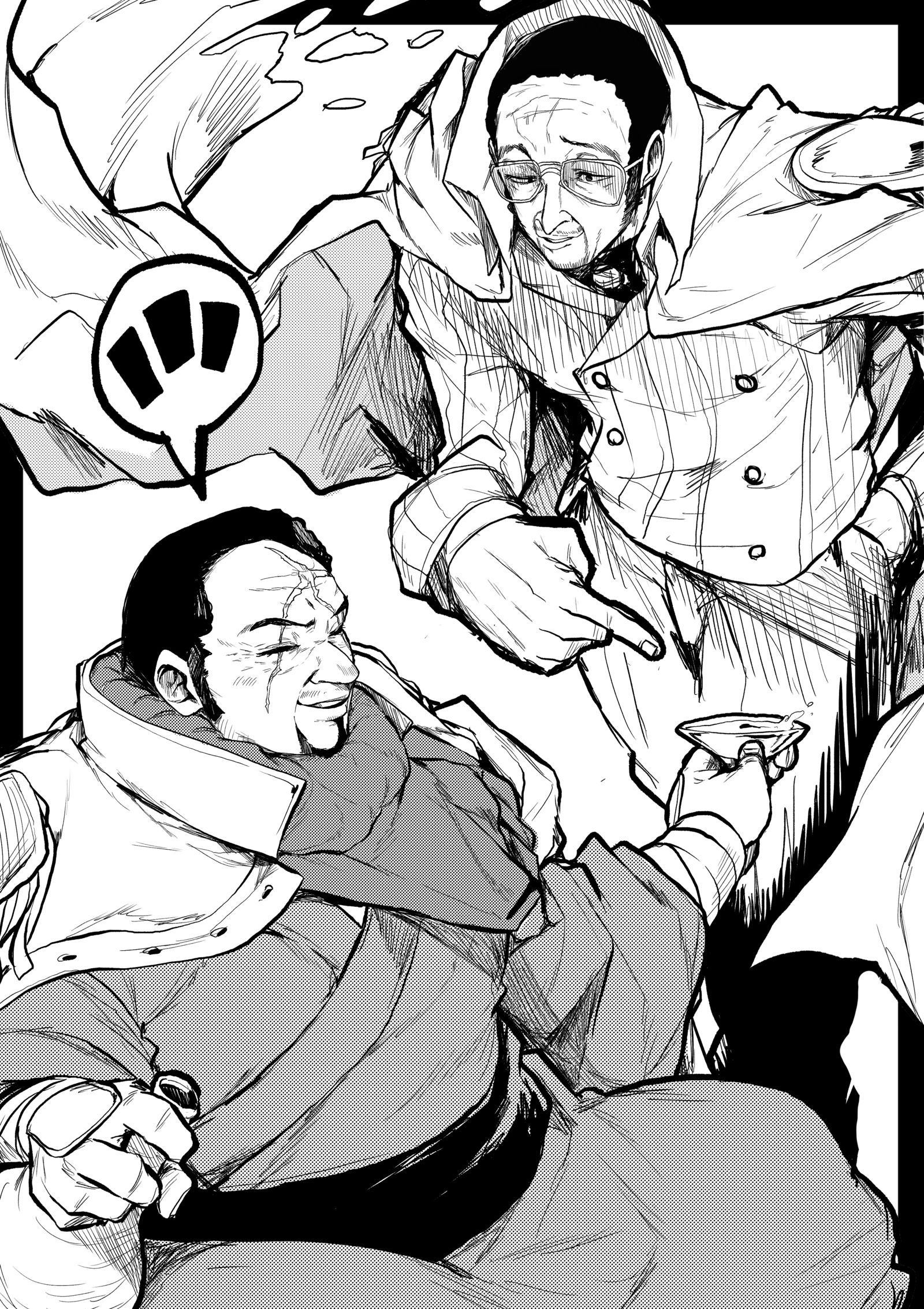 藤虎＆黄猿插画图片壁纸
