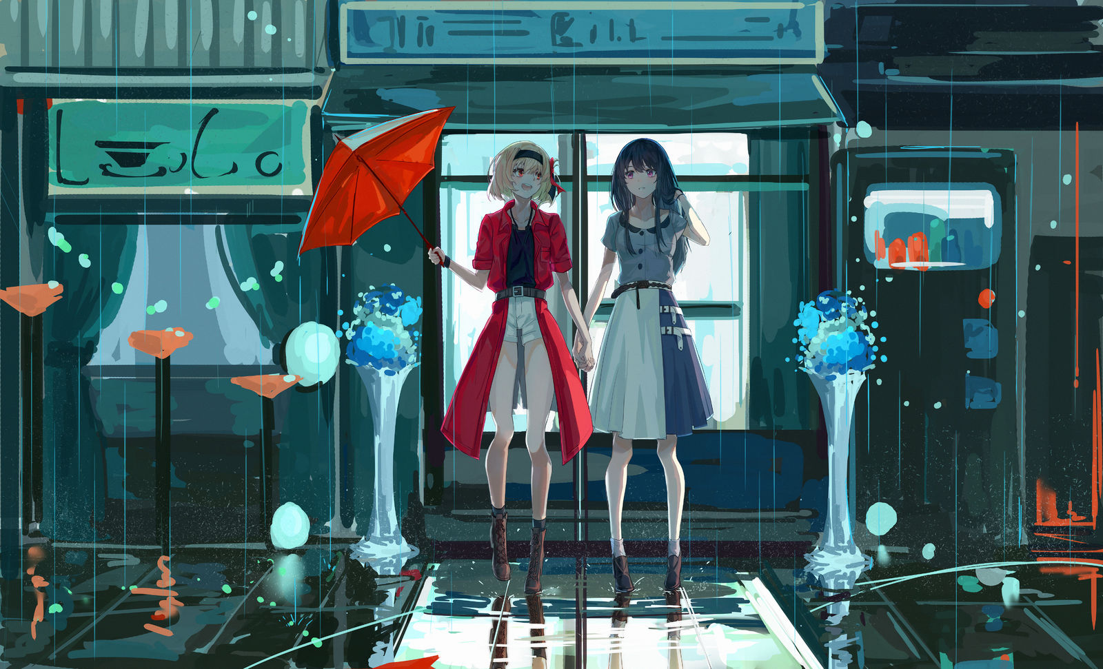 雨季插画图片壁纸