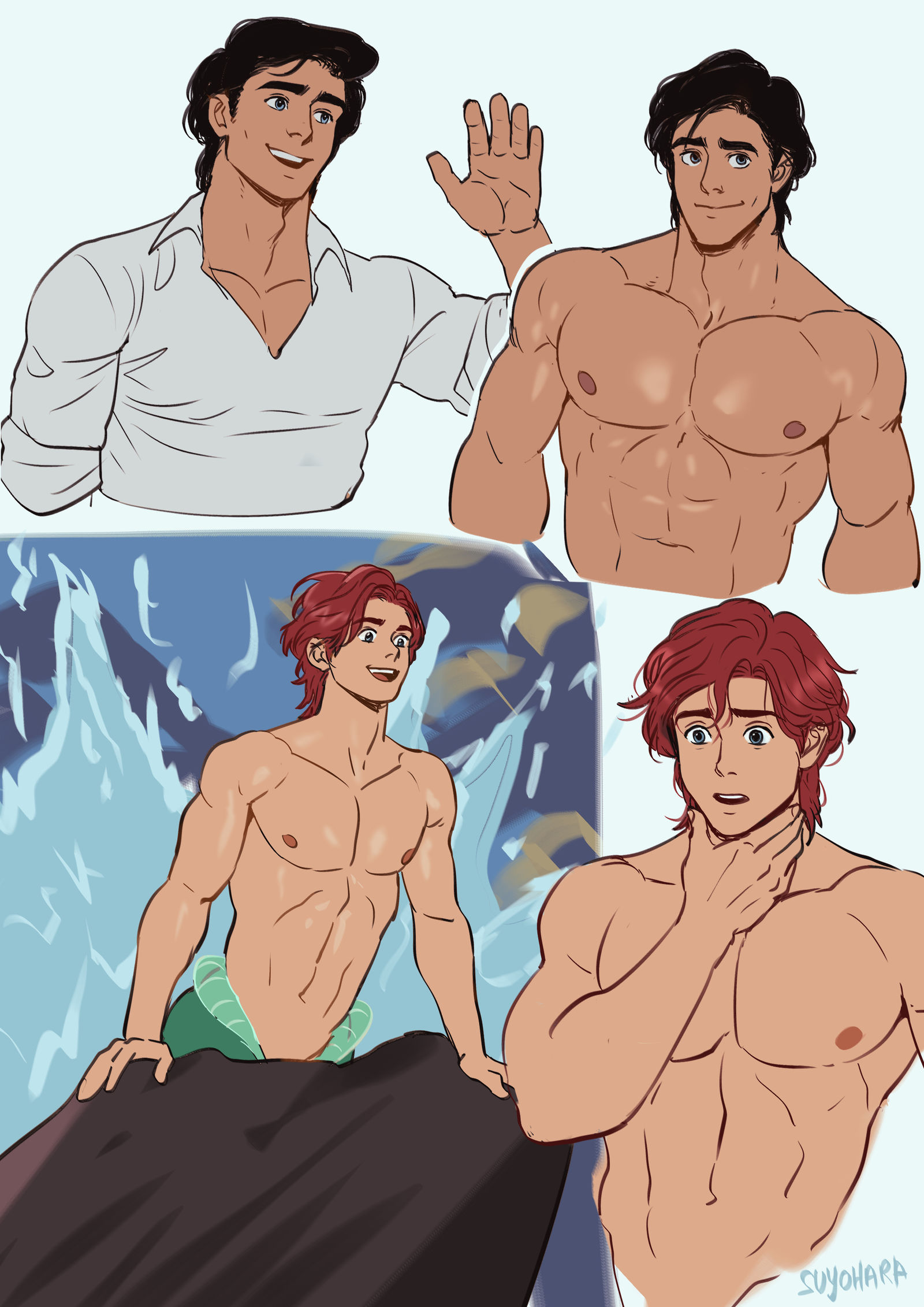 the little merman头像同人高清图