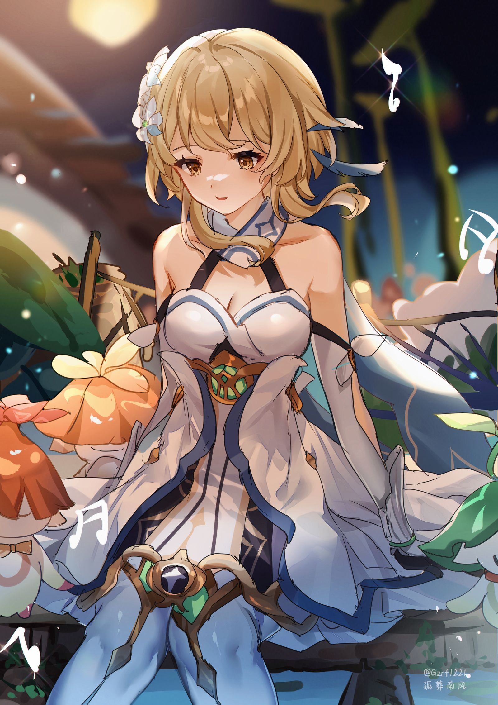 大梦的曲调插画图片壁纸