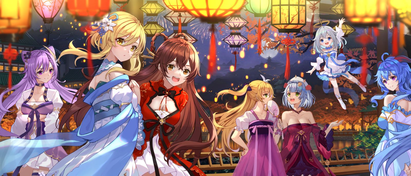 中秋灯绘❊❃⊹-原神原神荧