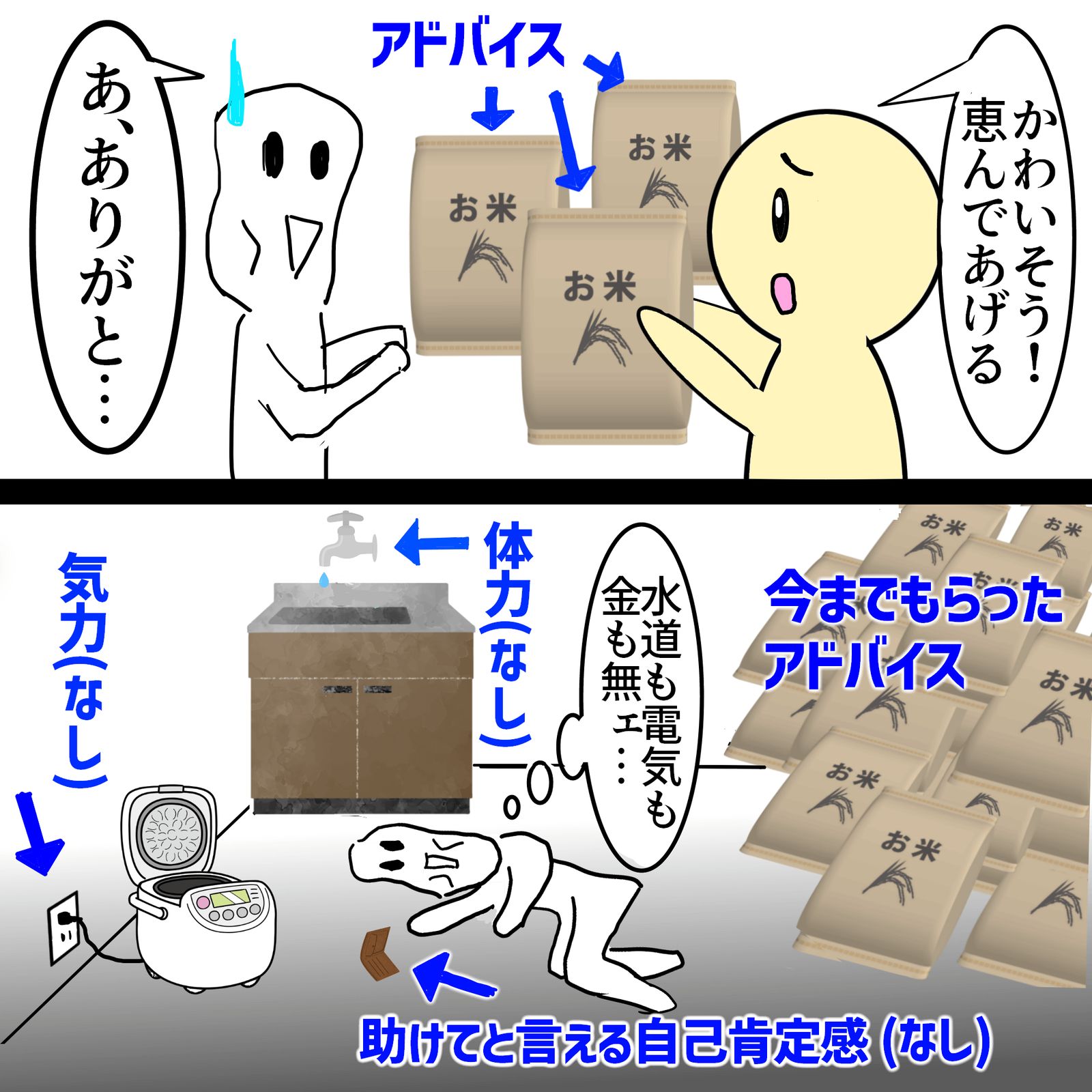 毫无意义的建议插画图片壁纸