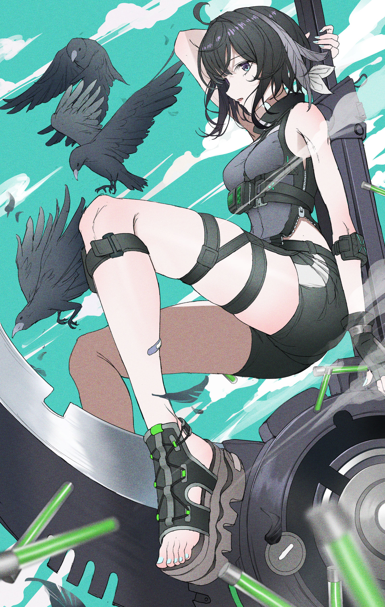 鸦插画图片壁纸