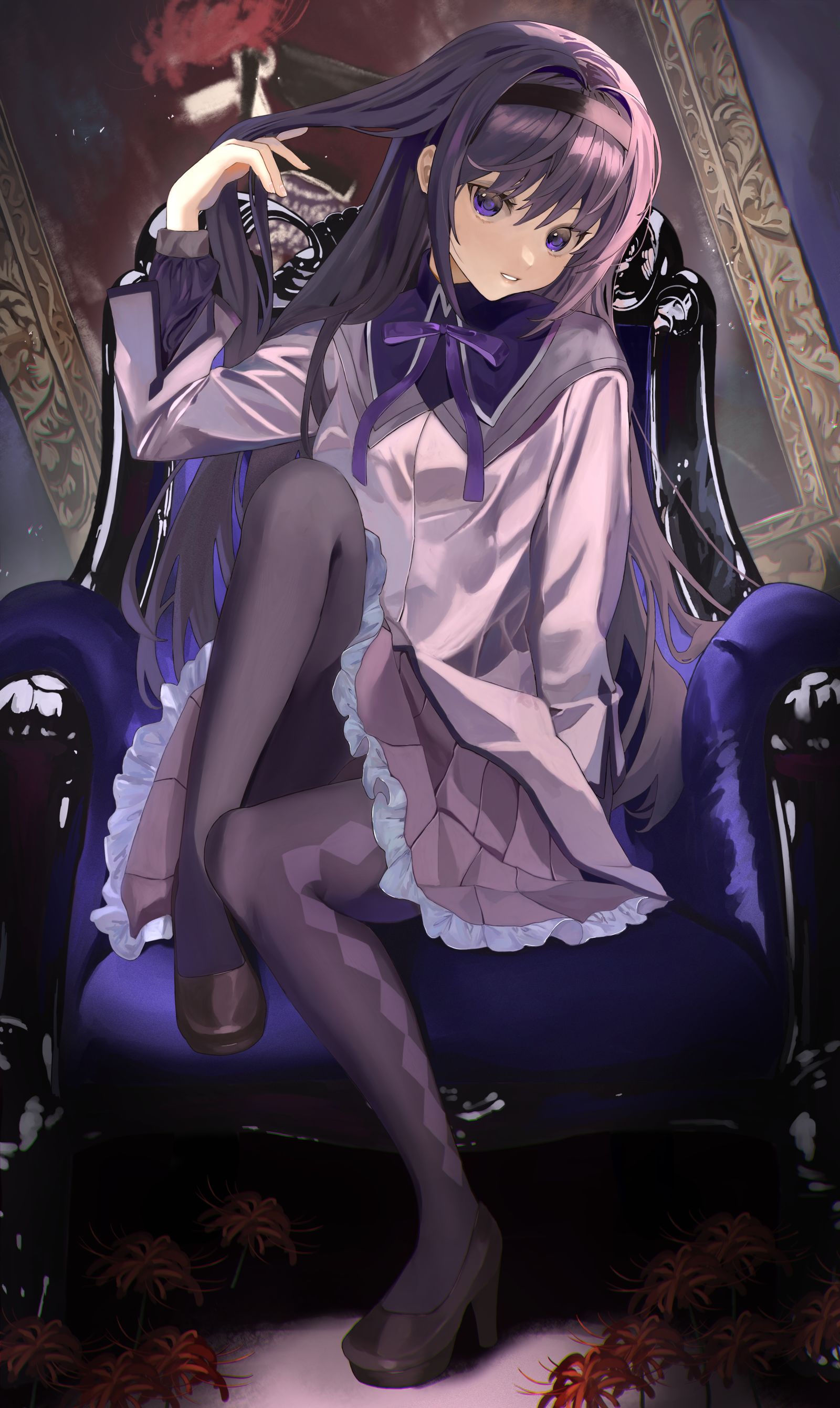 彼岸花插画图片壁纸