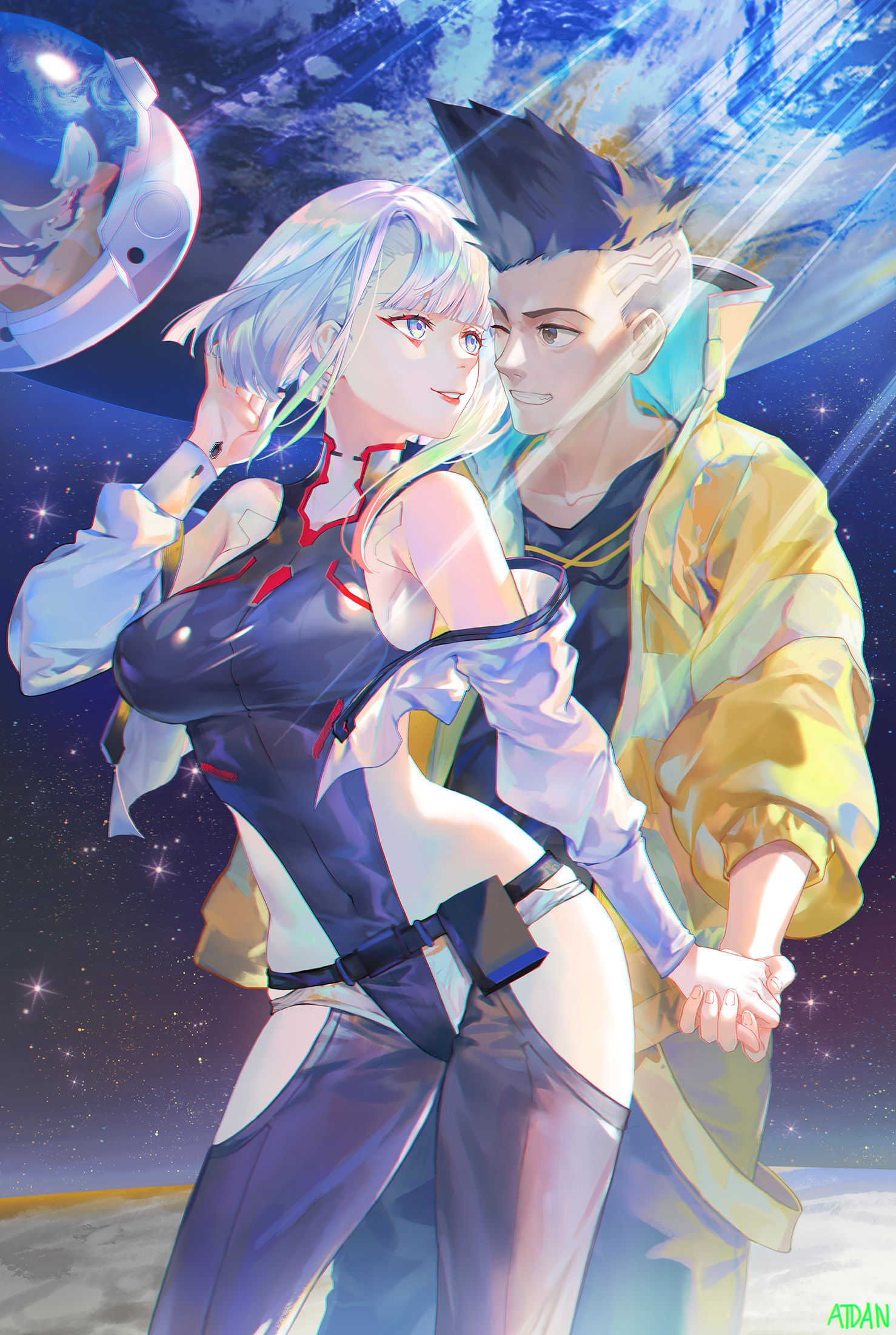 By your side插画图片壁纸