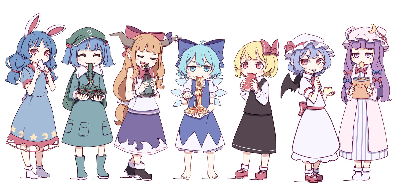 東方人気投票2022插画图片壁纸