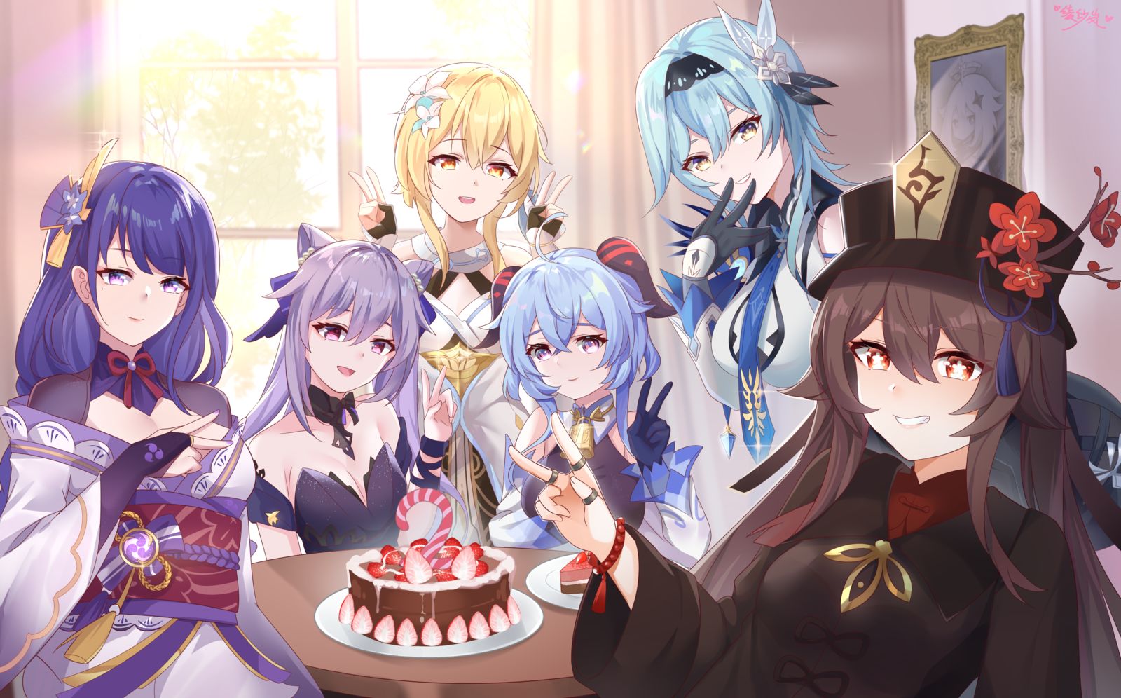 二周年快乐-原神雷电将军