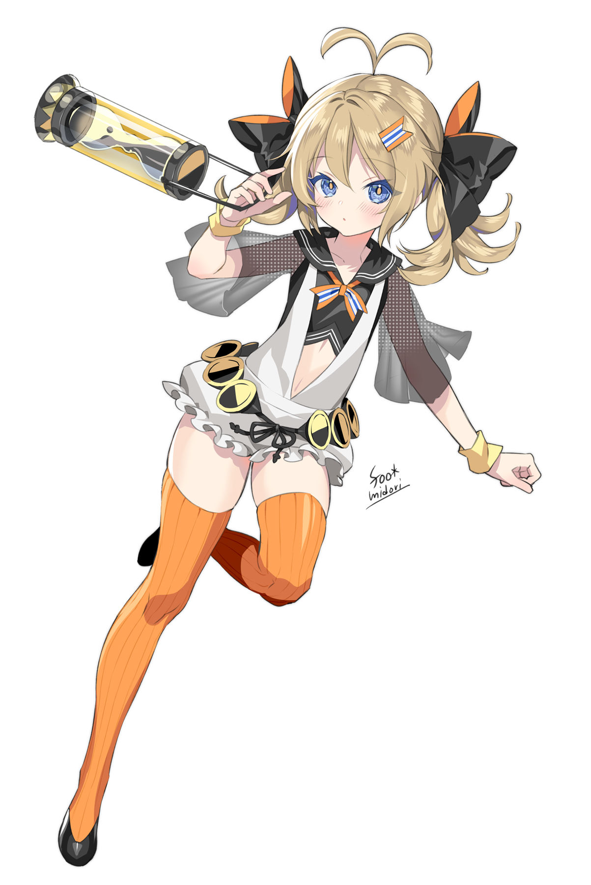 沙漏插画图片壁纸