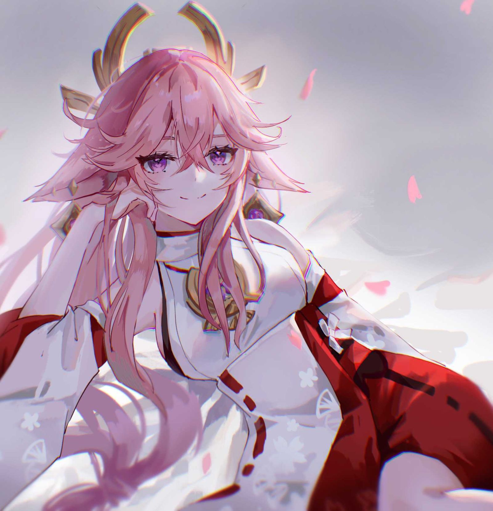 八重神子插画图片壁纸