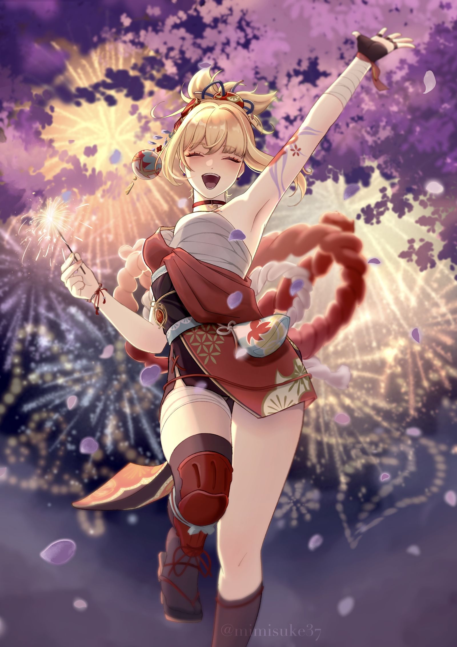祭典的开始！插画图片壁纸