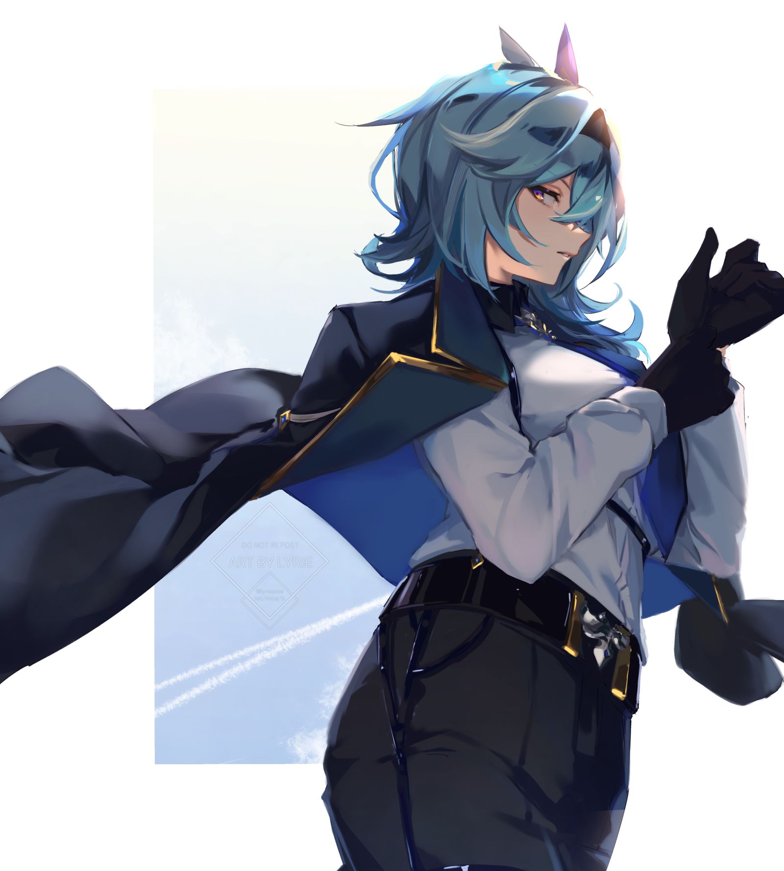 埃乌尔套装-スーツスーツ女子