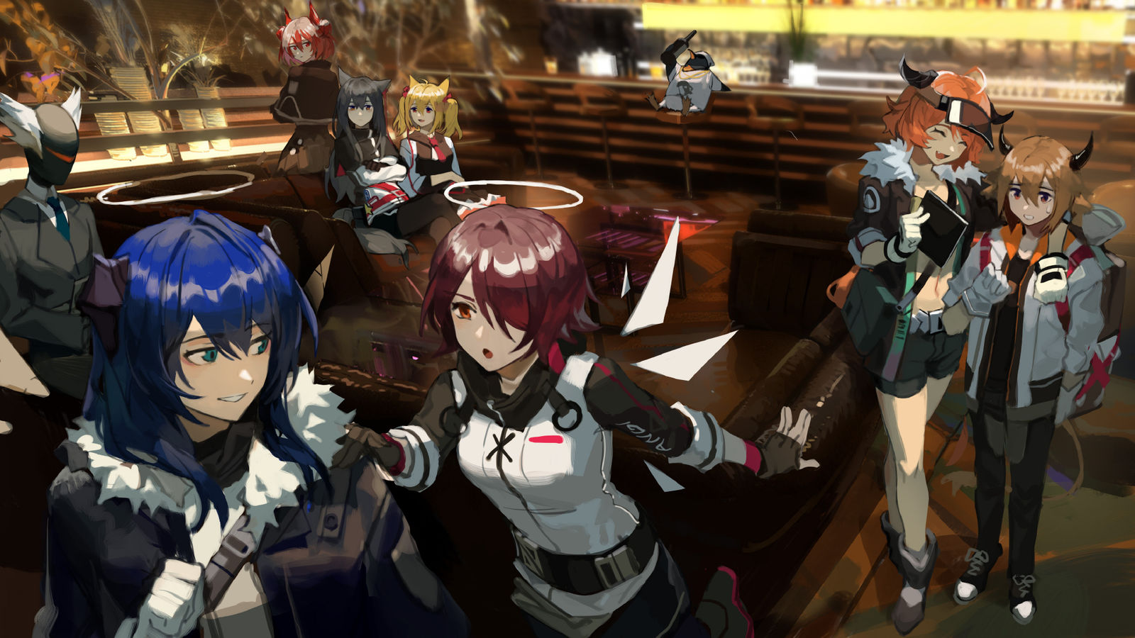 明日方舟三周年生日会手书插图集