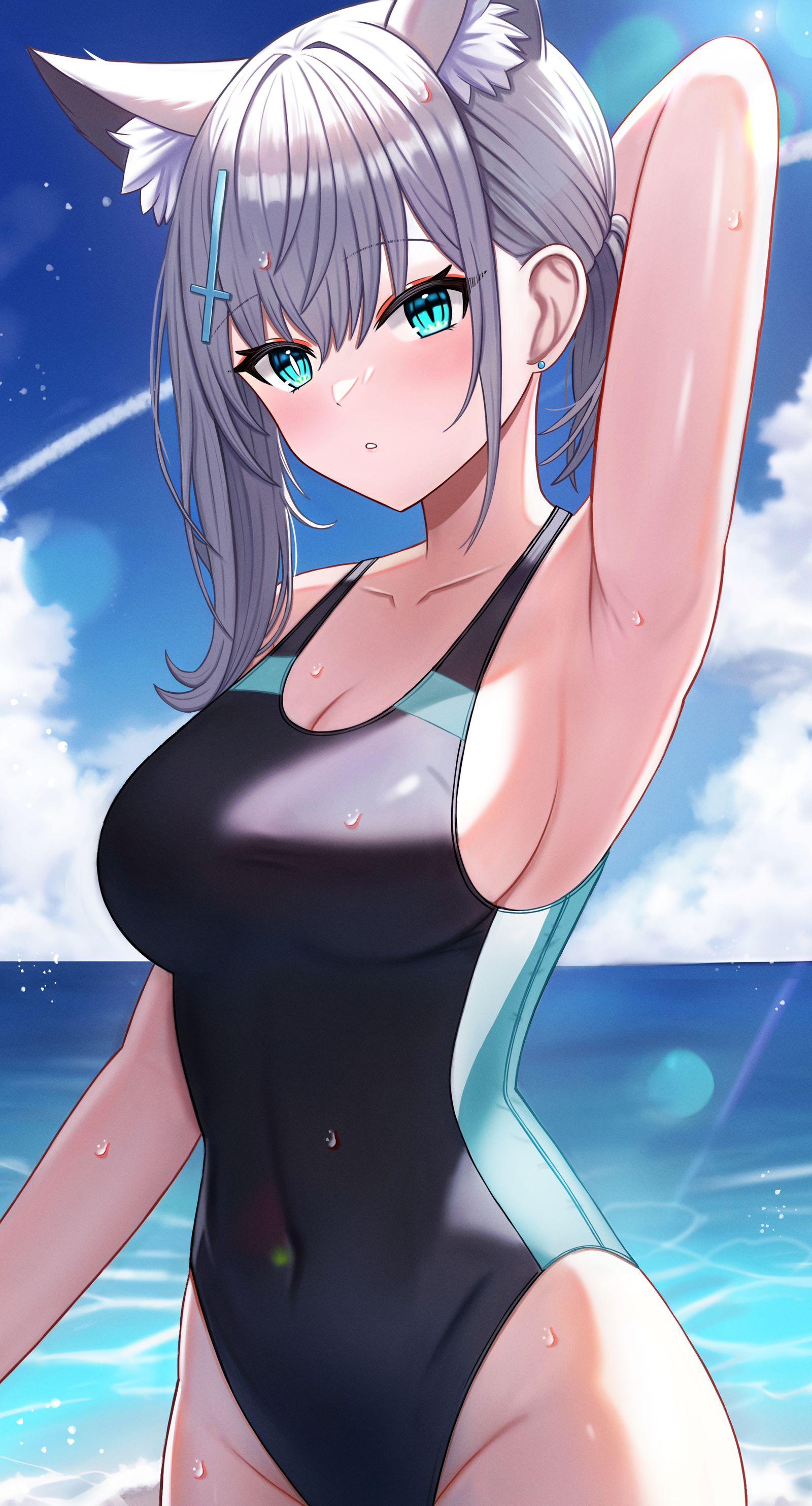 泳装系列插画图片壁纸