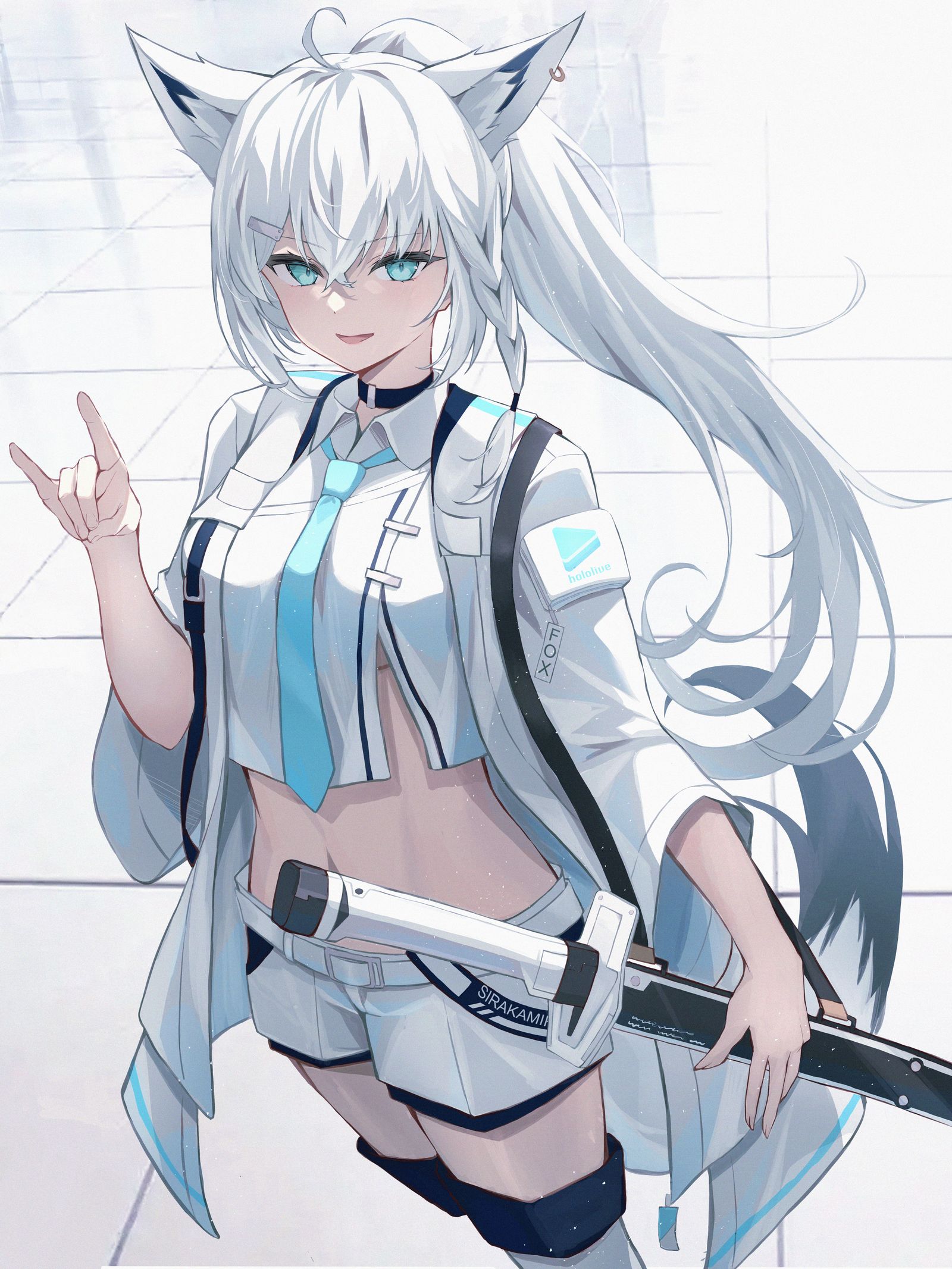 白上鱼翅插画图片壁纸