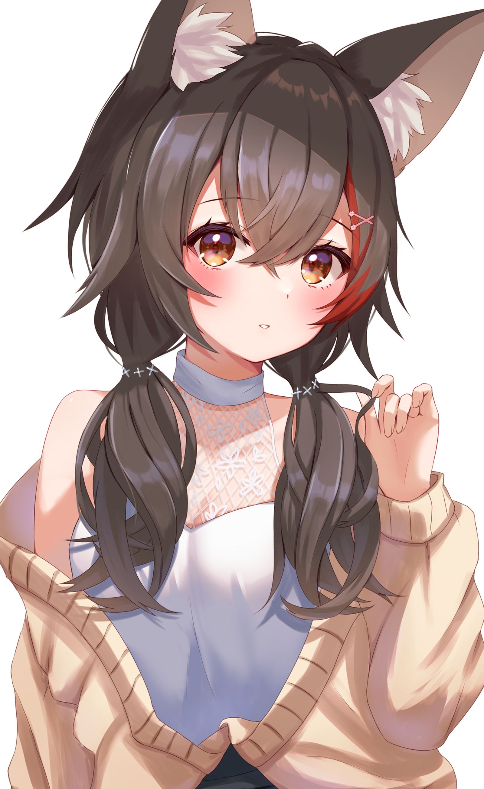 怎么，怎么样…？插画图片壁纸