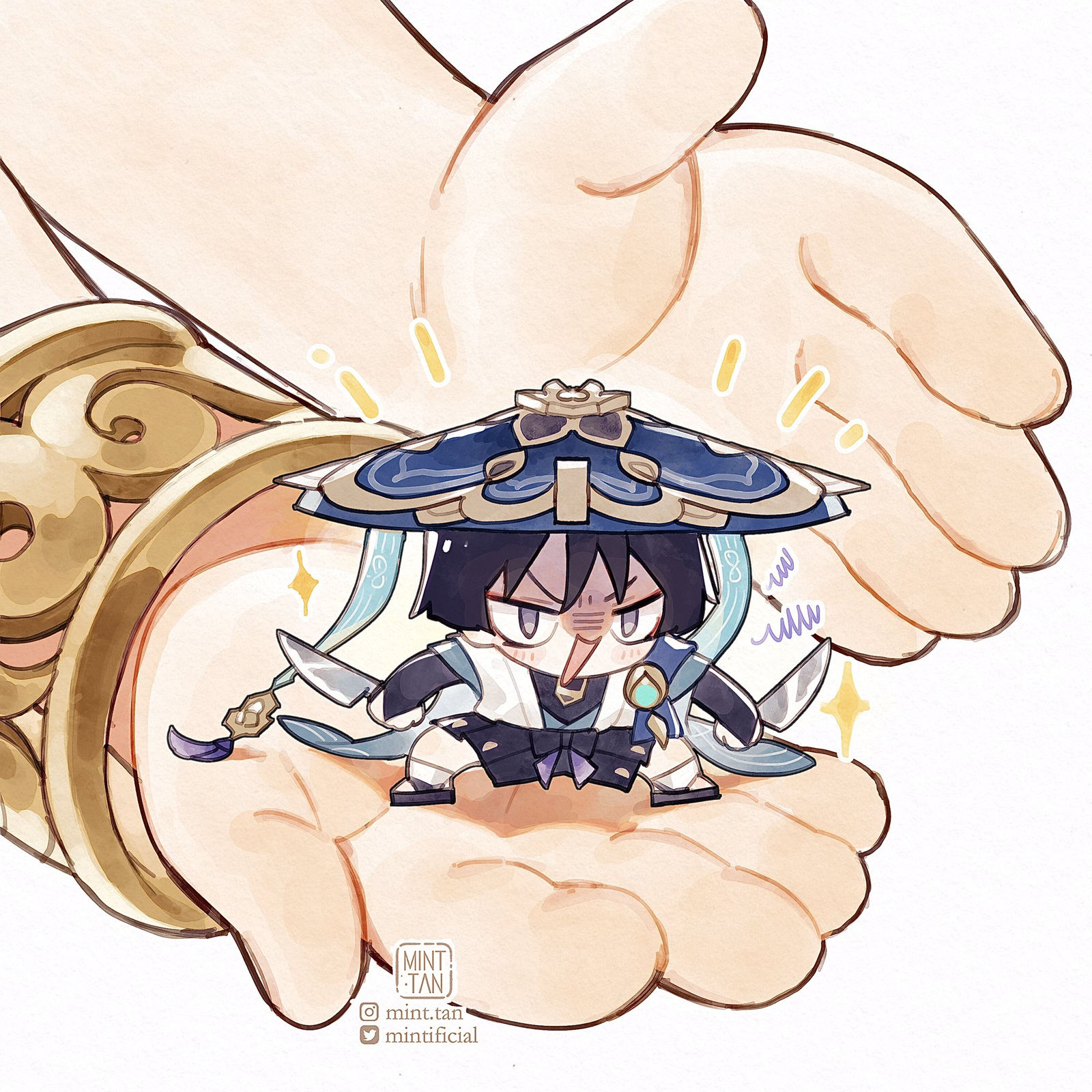 tiny weenie little menace插画图片壁纸