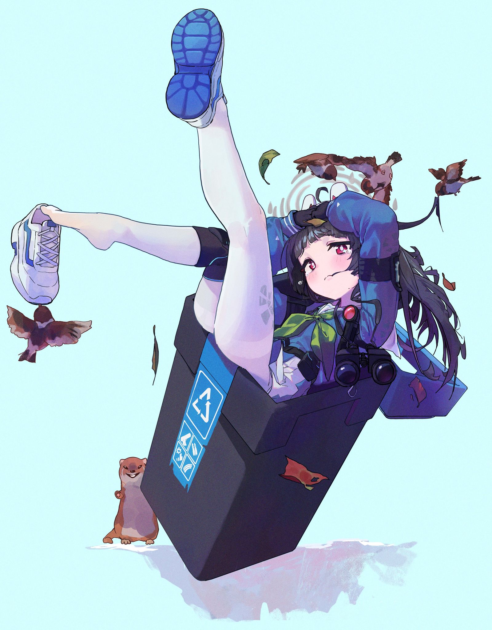 Blue Archive, 霞泽美柳插画图片壁纸