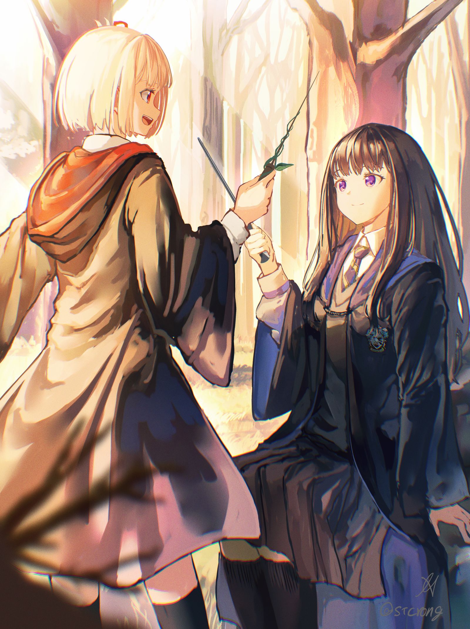 哈利波塔帕罗插画图片壁纸