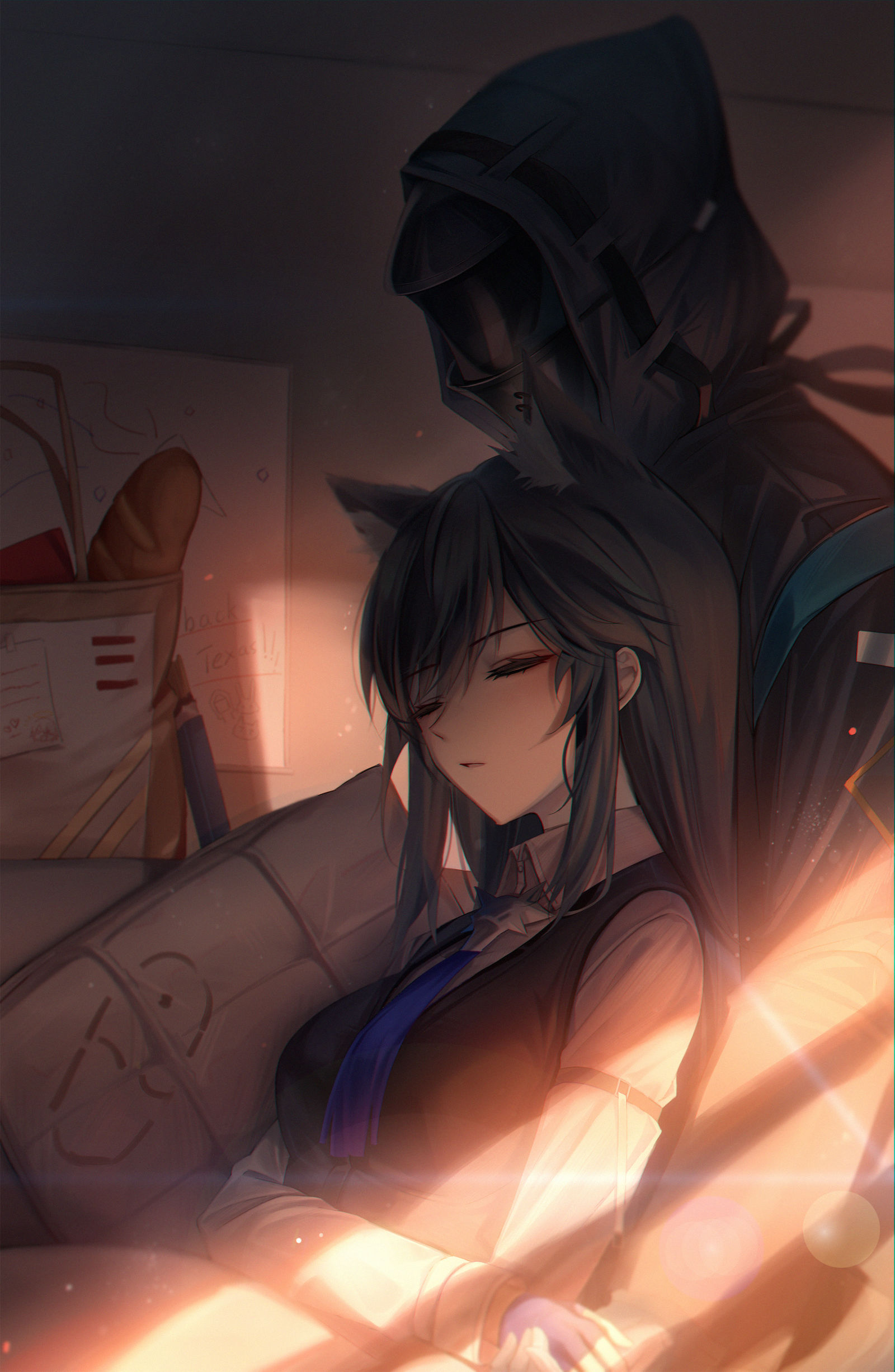 累了。-德克萨斯明日方舟