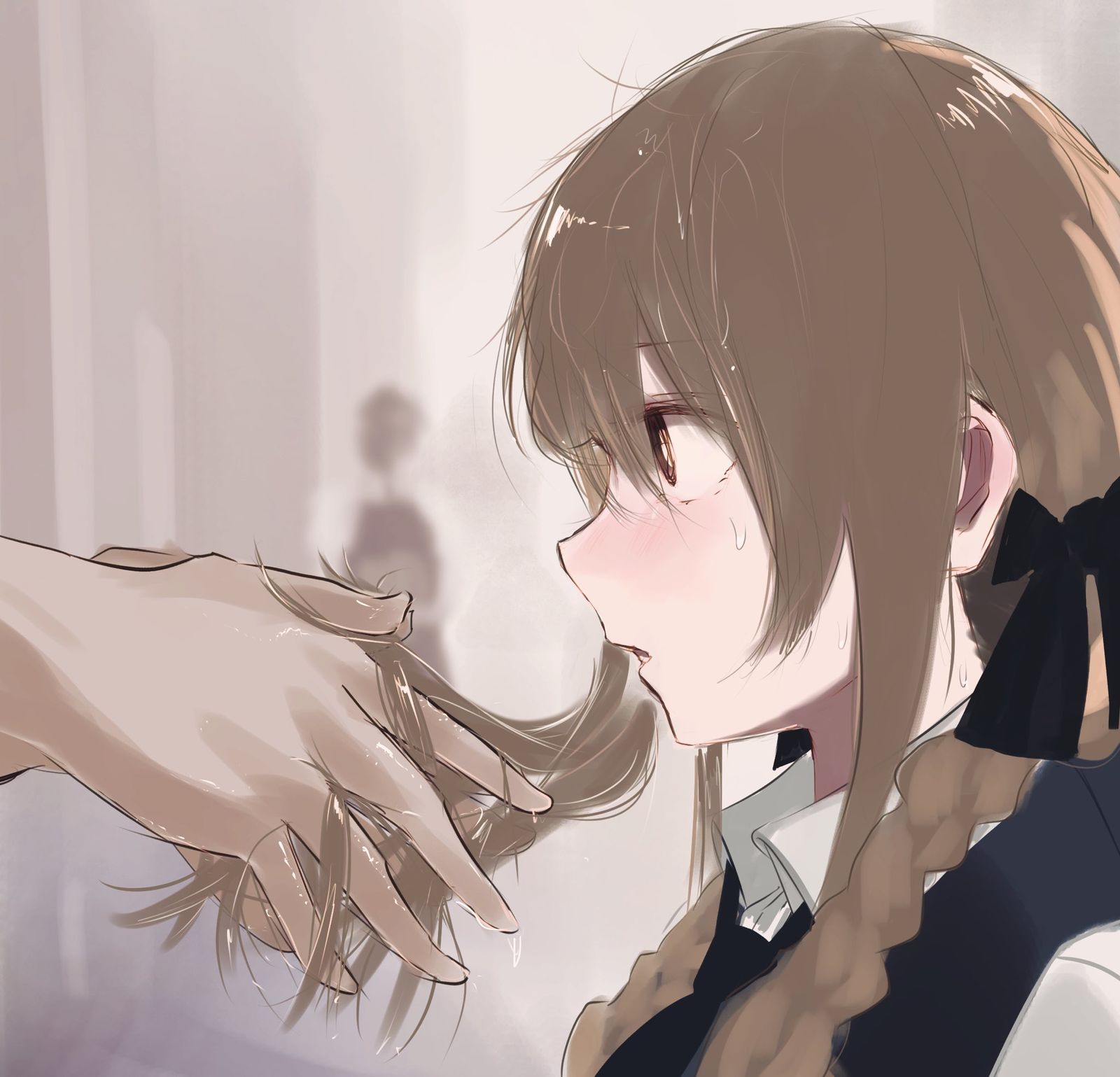 被粗暴对待的大小姐插画图片壁纸