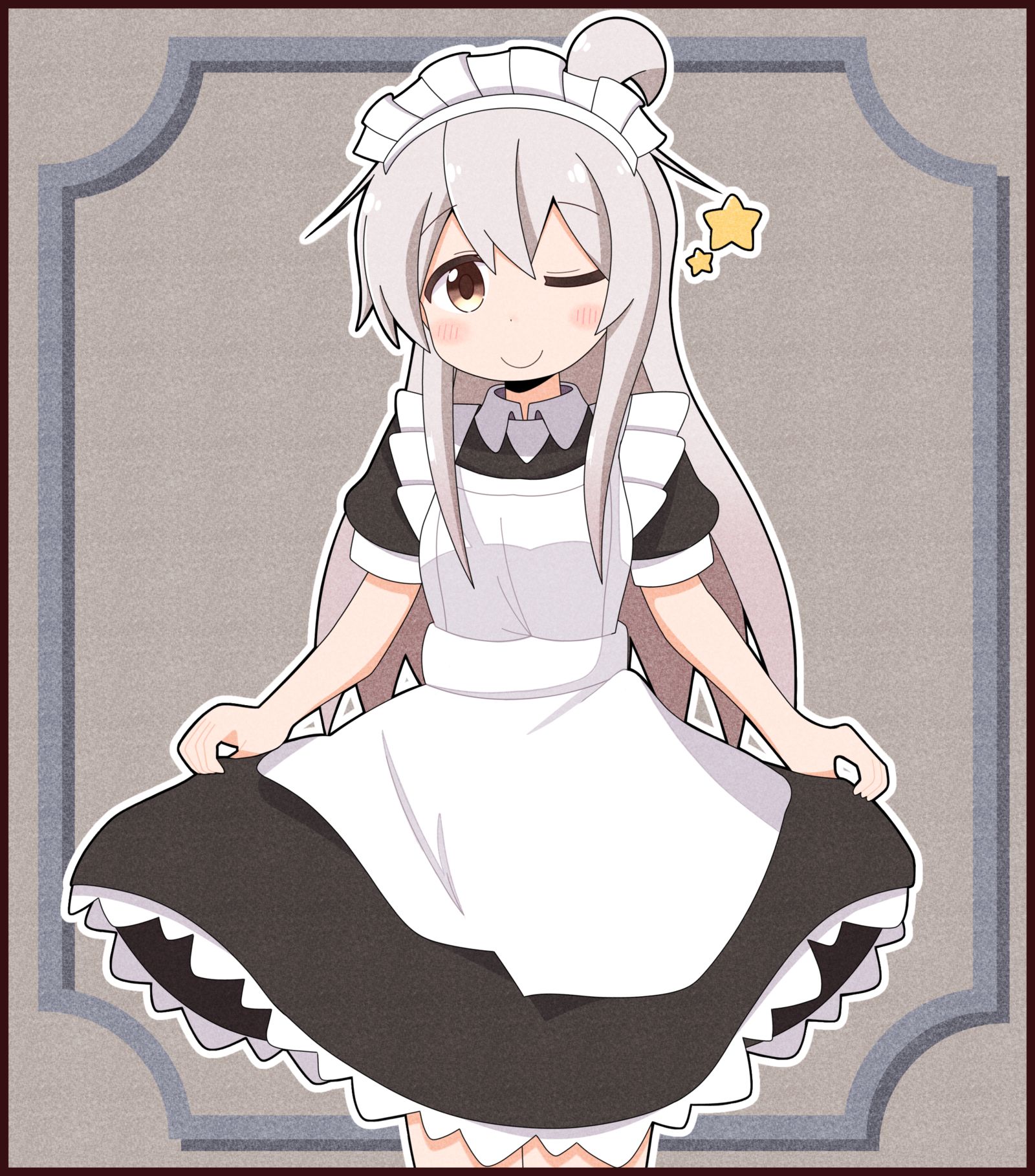 mahiro女仆插画图片壁纸