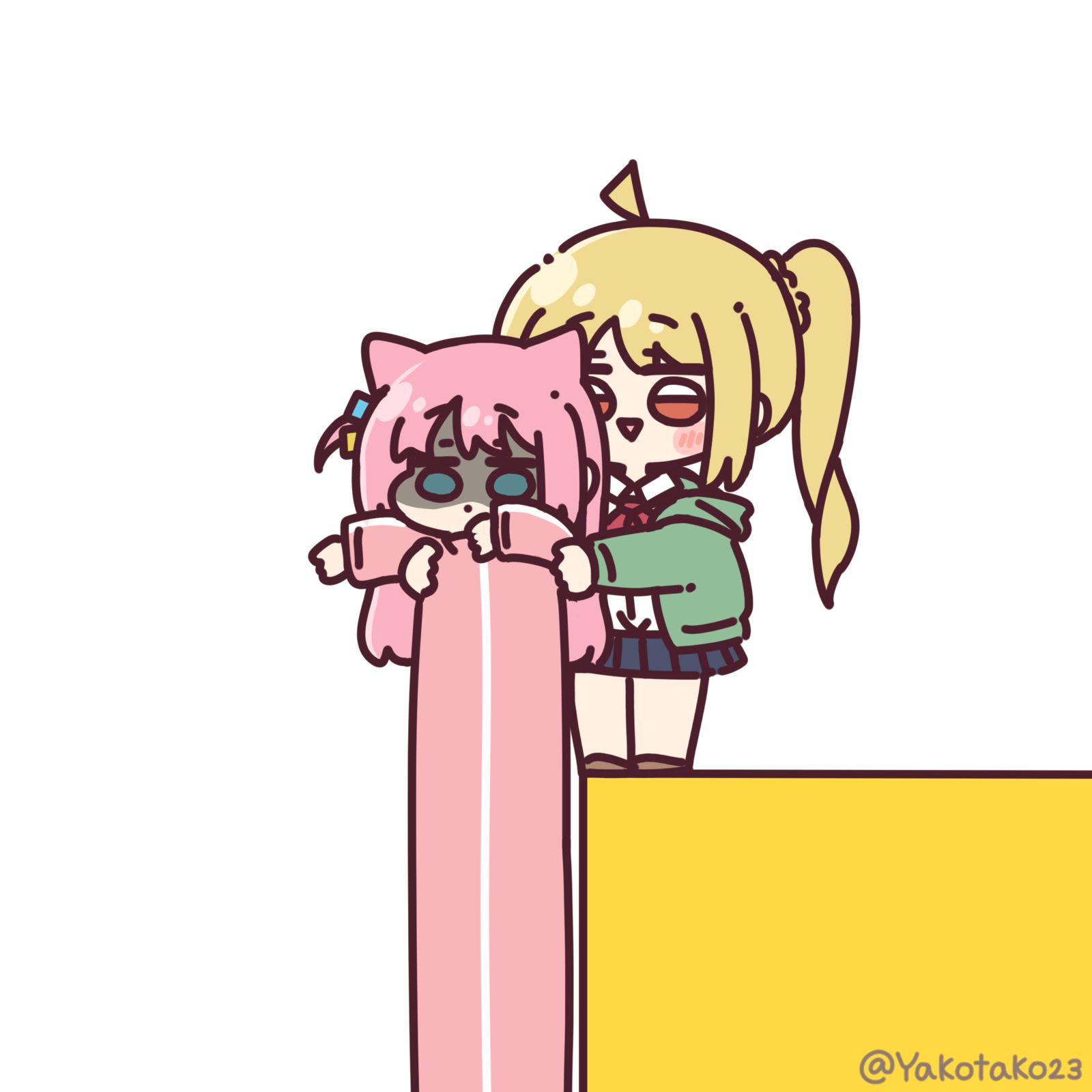 bocchi the longcat插画图片壁纸