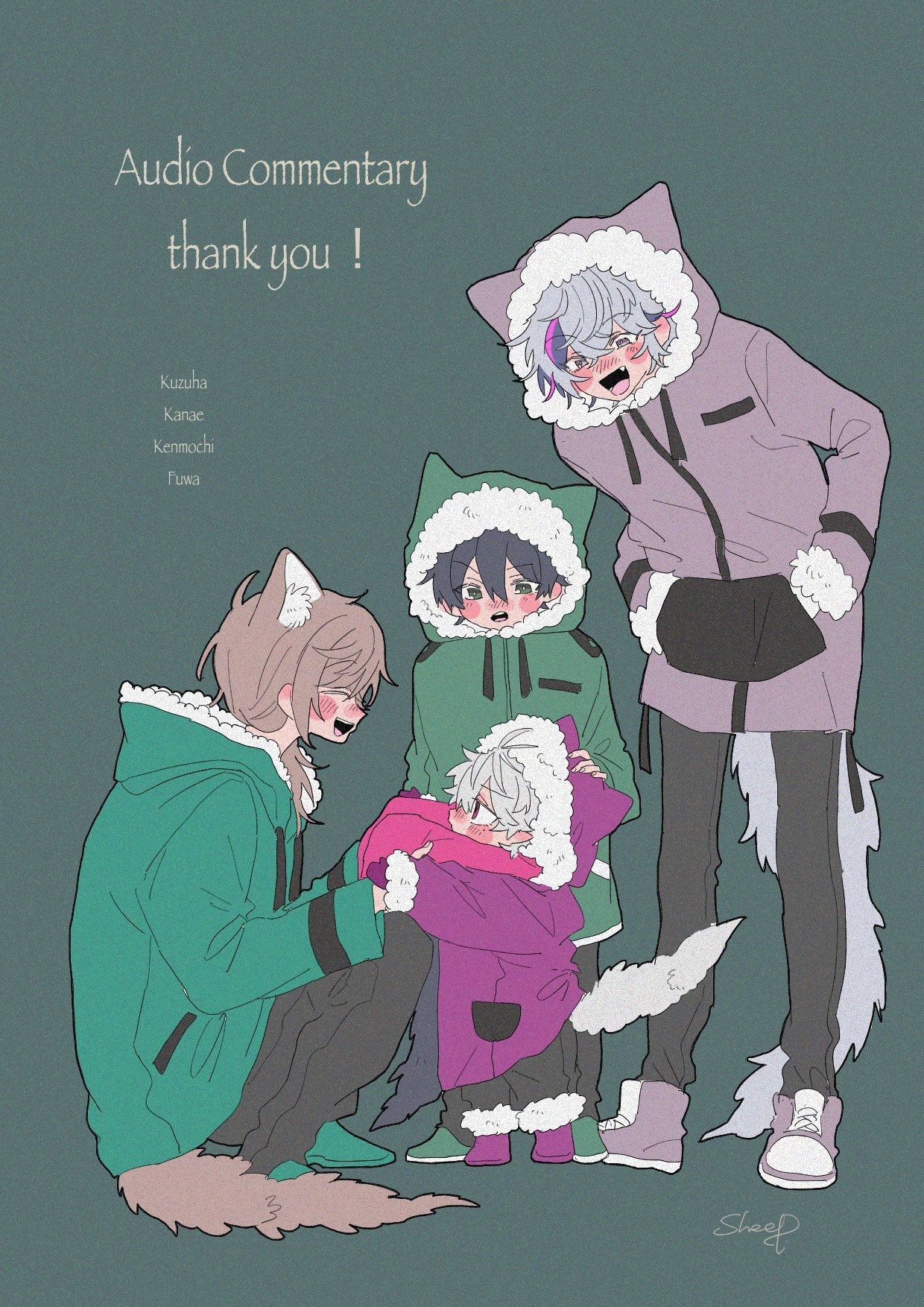 【V】桃子的记录插画图片壁纸