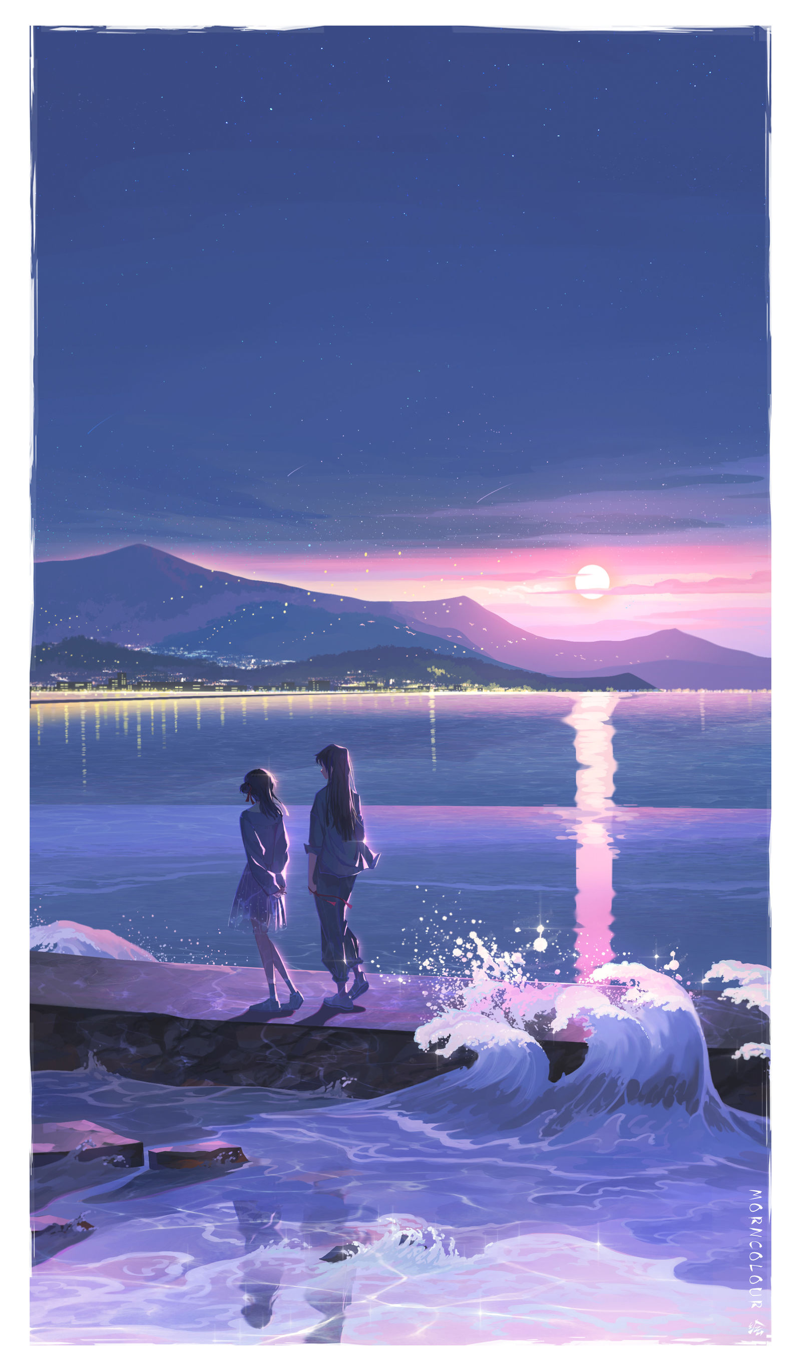 她也可以很温柔插画图片壁纸