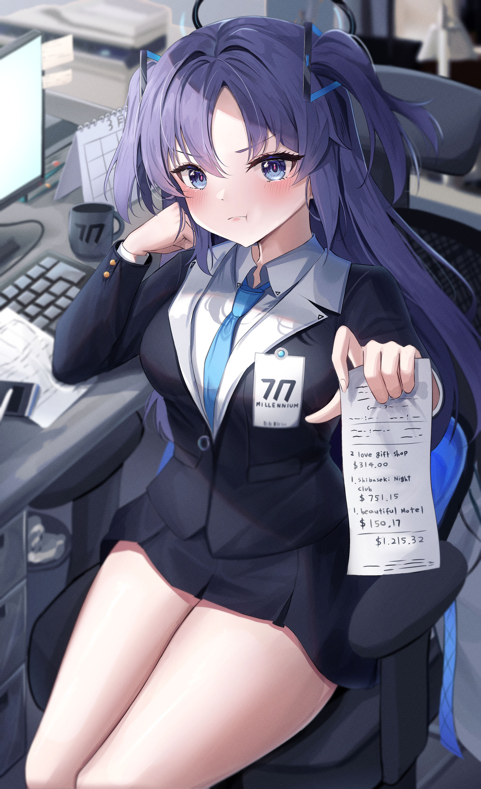 早濑优香插画图片壁纸
