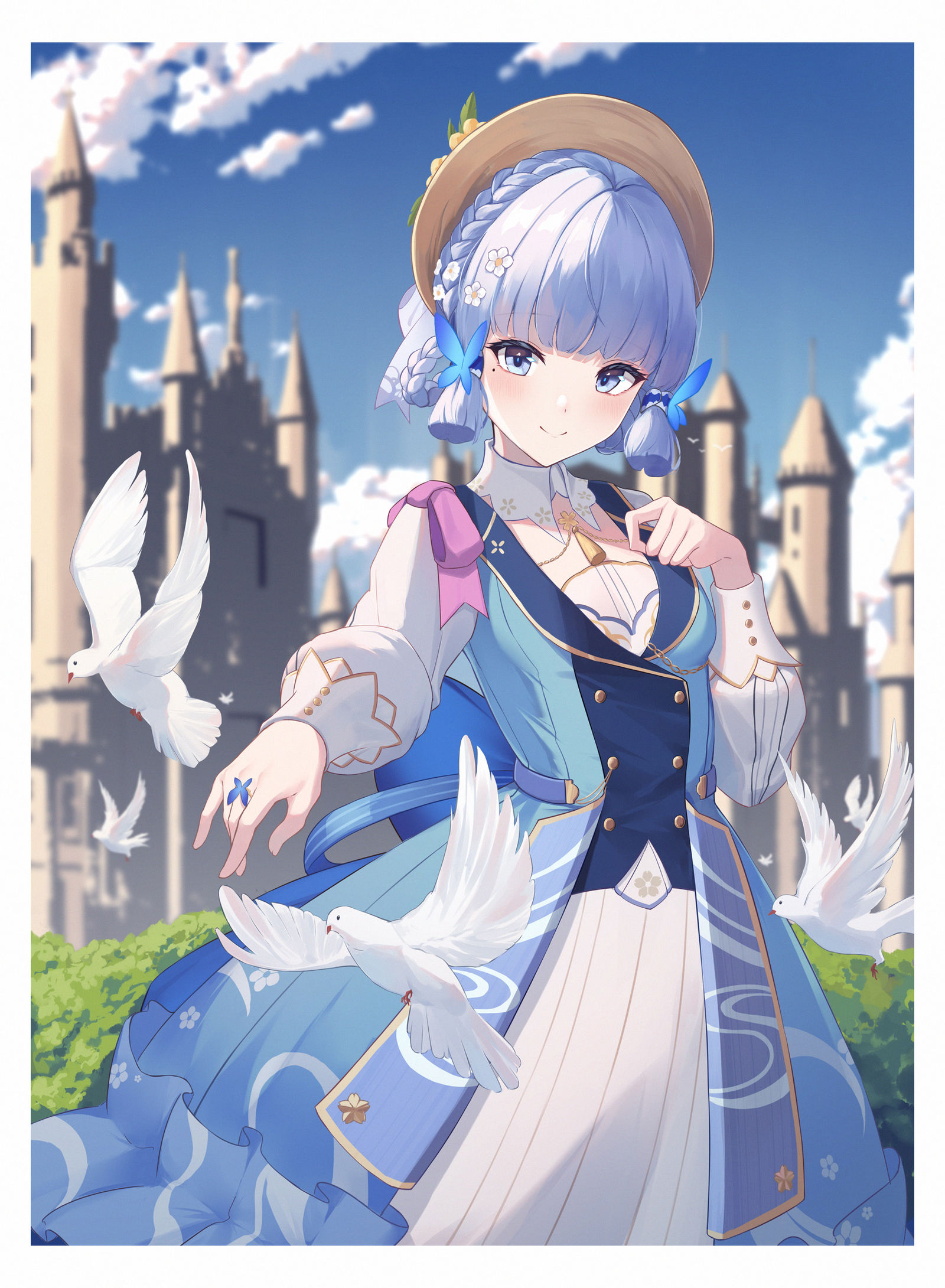 神里綾華插画图片壁纸